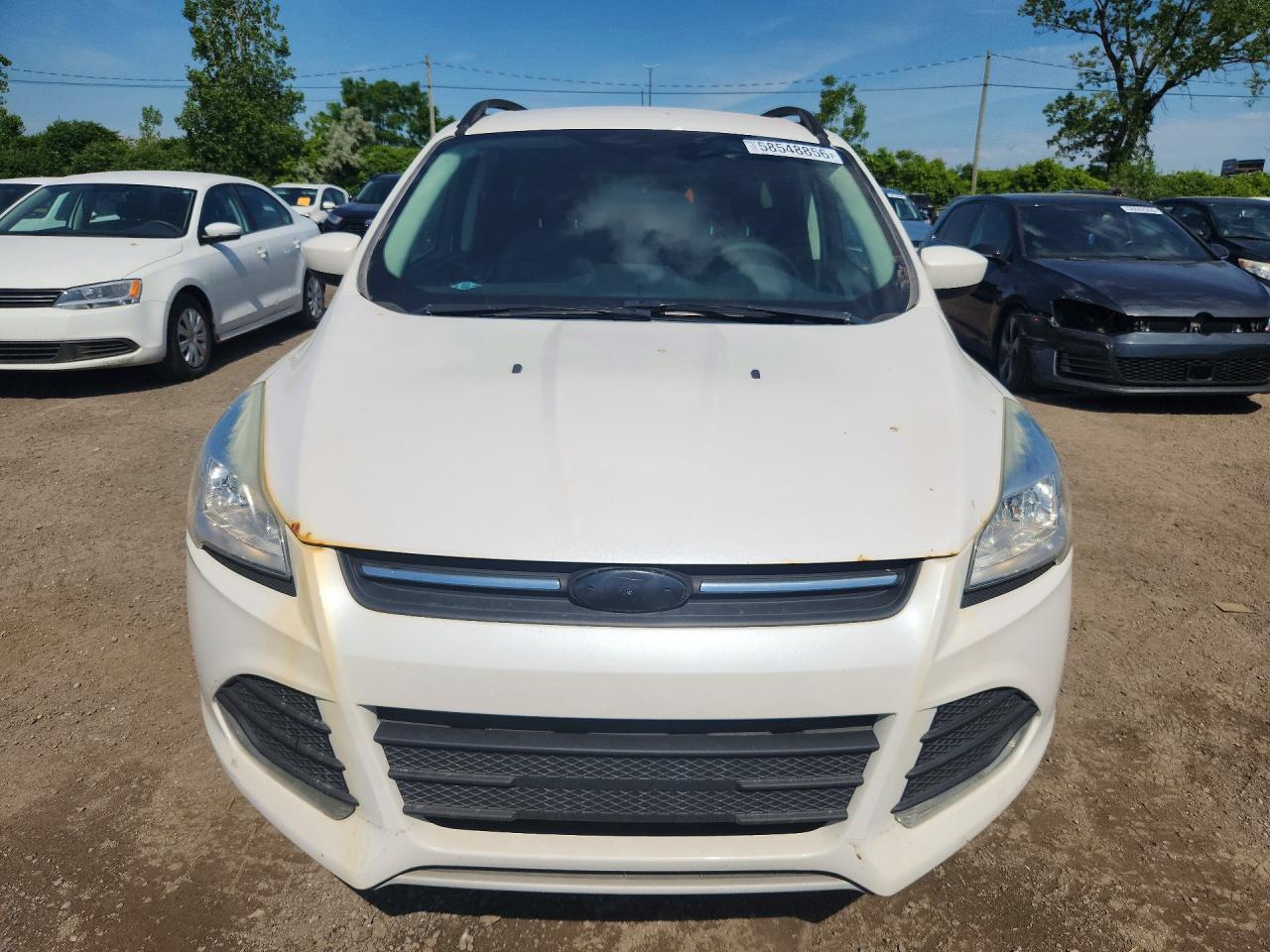 2015 Ford Escape Se Белый vin: 1FMCU0GX6FUC69525