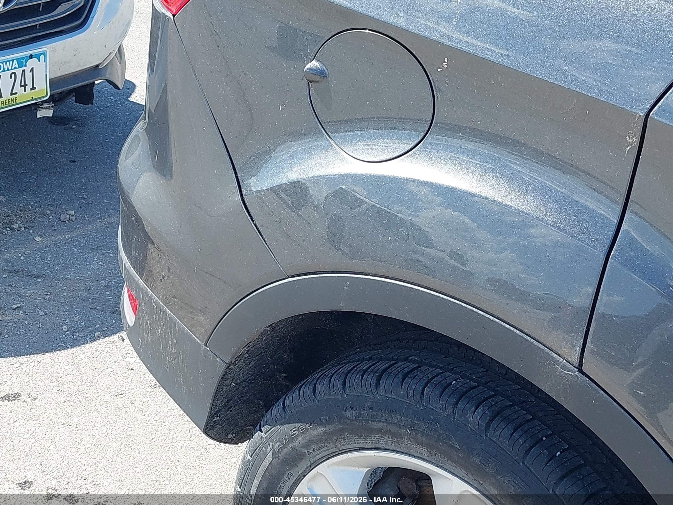 2015 Ford Escape Se Gray vin: 1FMCU0GX6FUC77057