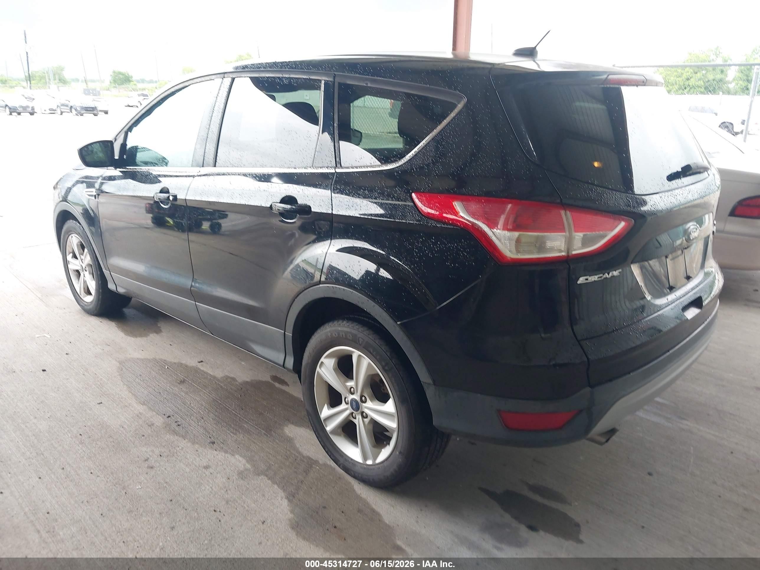 2016 Ford Escape Se Black vin: 1FMCU0GX6GUB96884