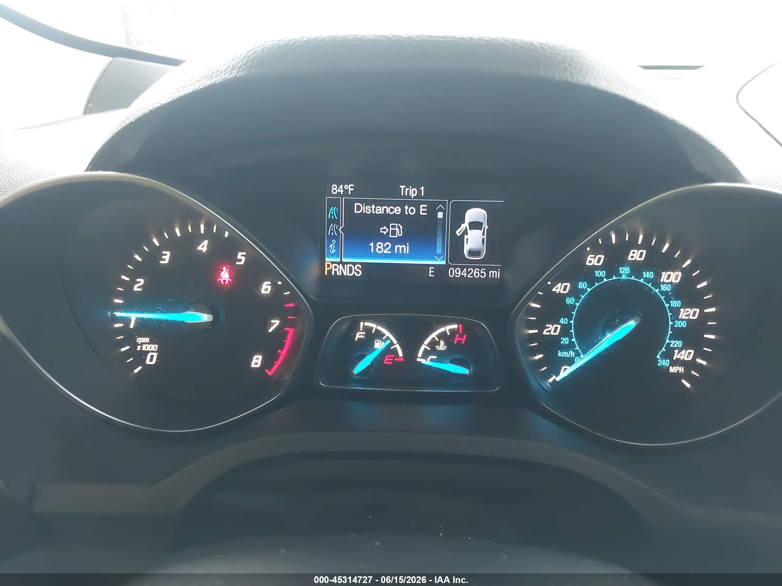 2016 Ford Escape Se Black vin: 1FMCU0GX6GUB96884