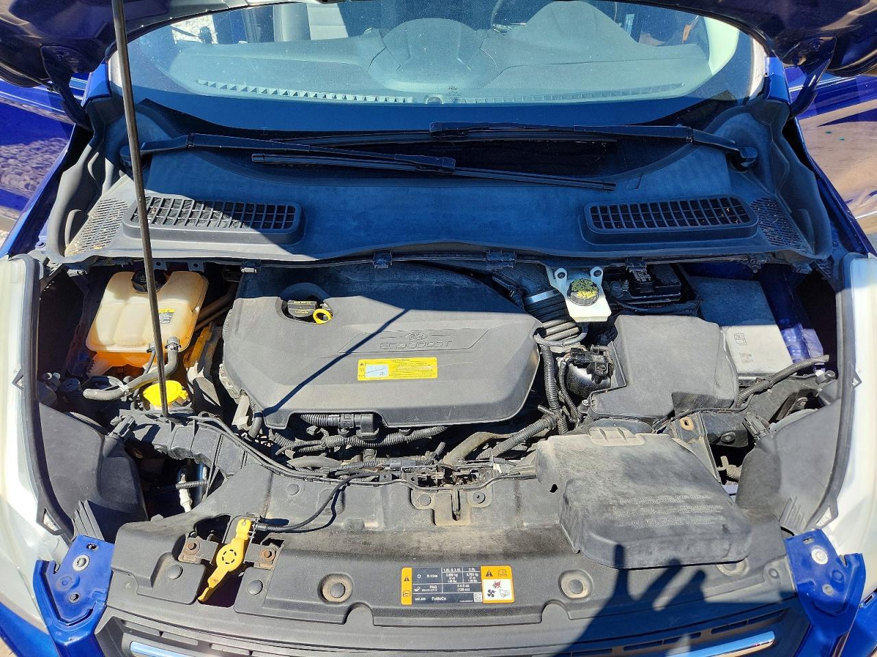 2013 Ford Escape Se Blue vin: 1FMCU0GX7DUA16324