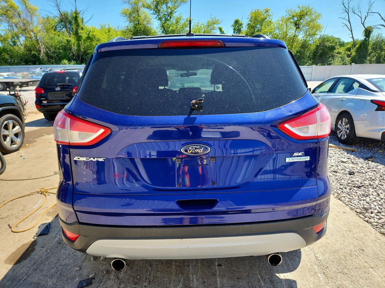 2013 Ford Escape Se Blue vin: 1FMCU0GX7DUA16324