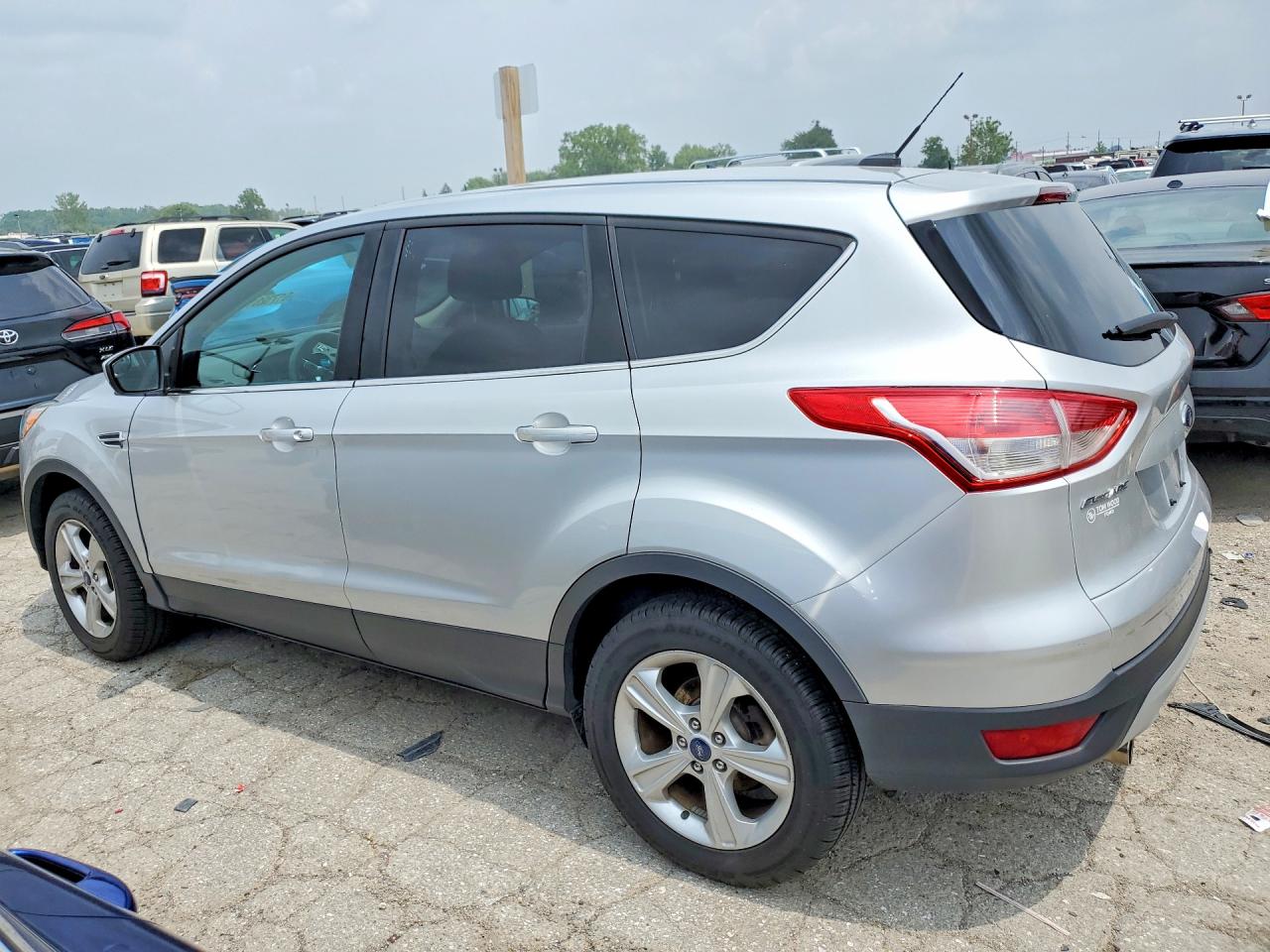 2013 Ford Escape Se Silver vin: 1FMCU0GX7DUA38632