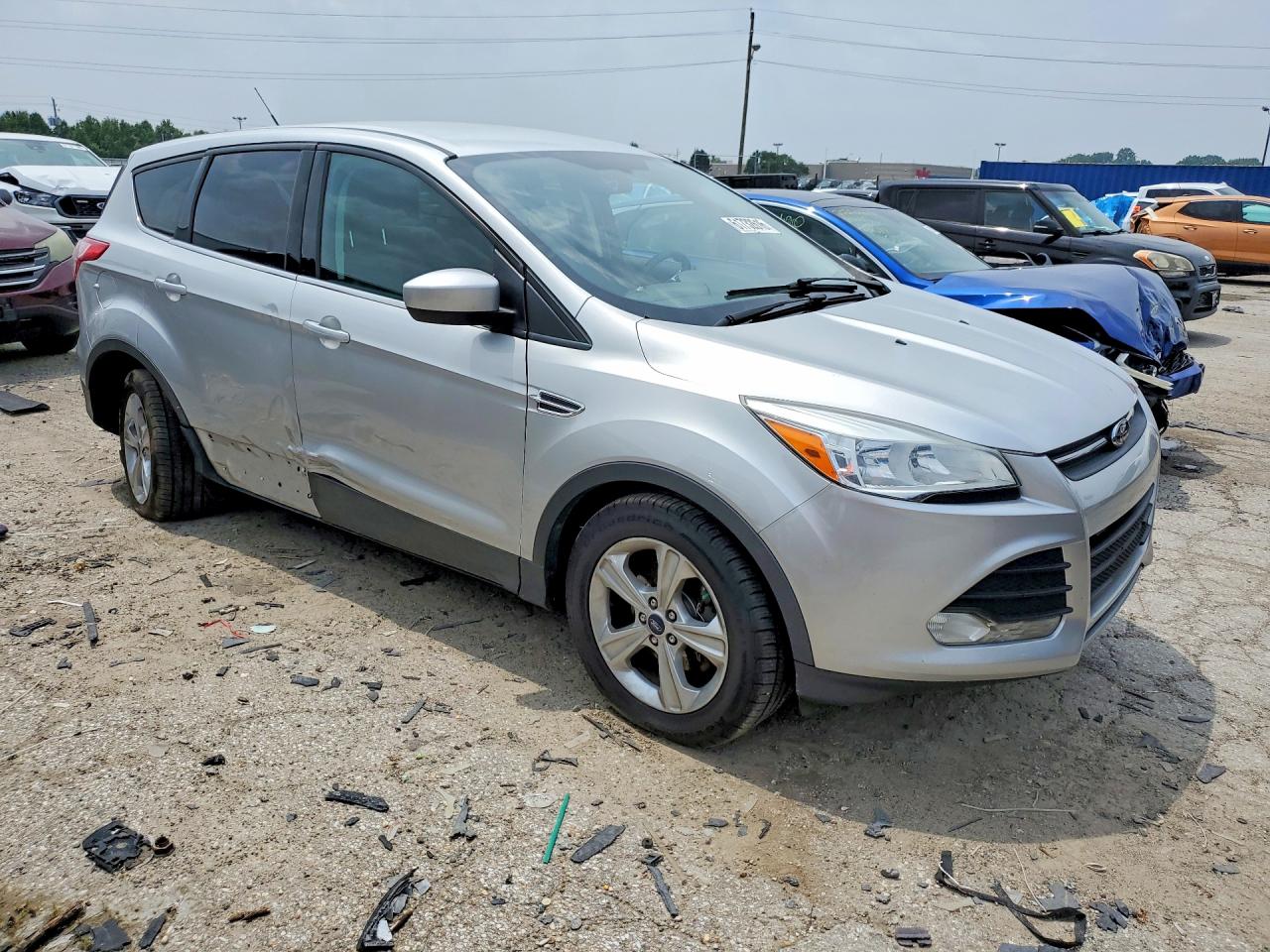 2013 Ford Escape Se Silver vin: 1FMCU0GX7DUA38632