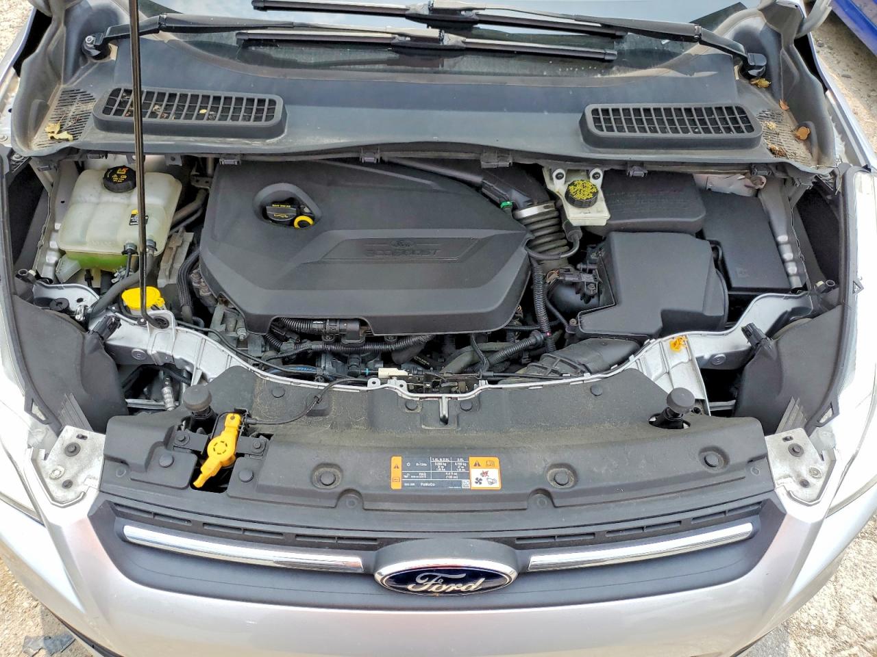 2013 Ford Escape Se Silver vin: 1FMCU0GX7DUA38632