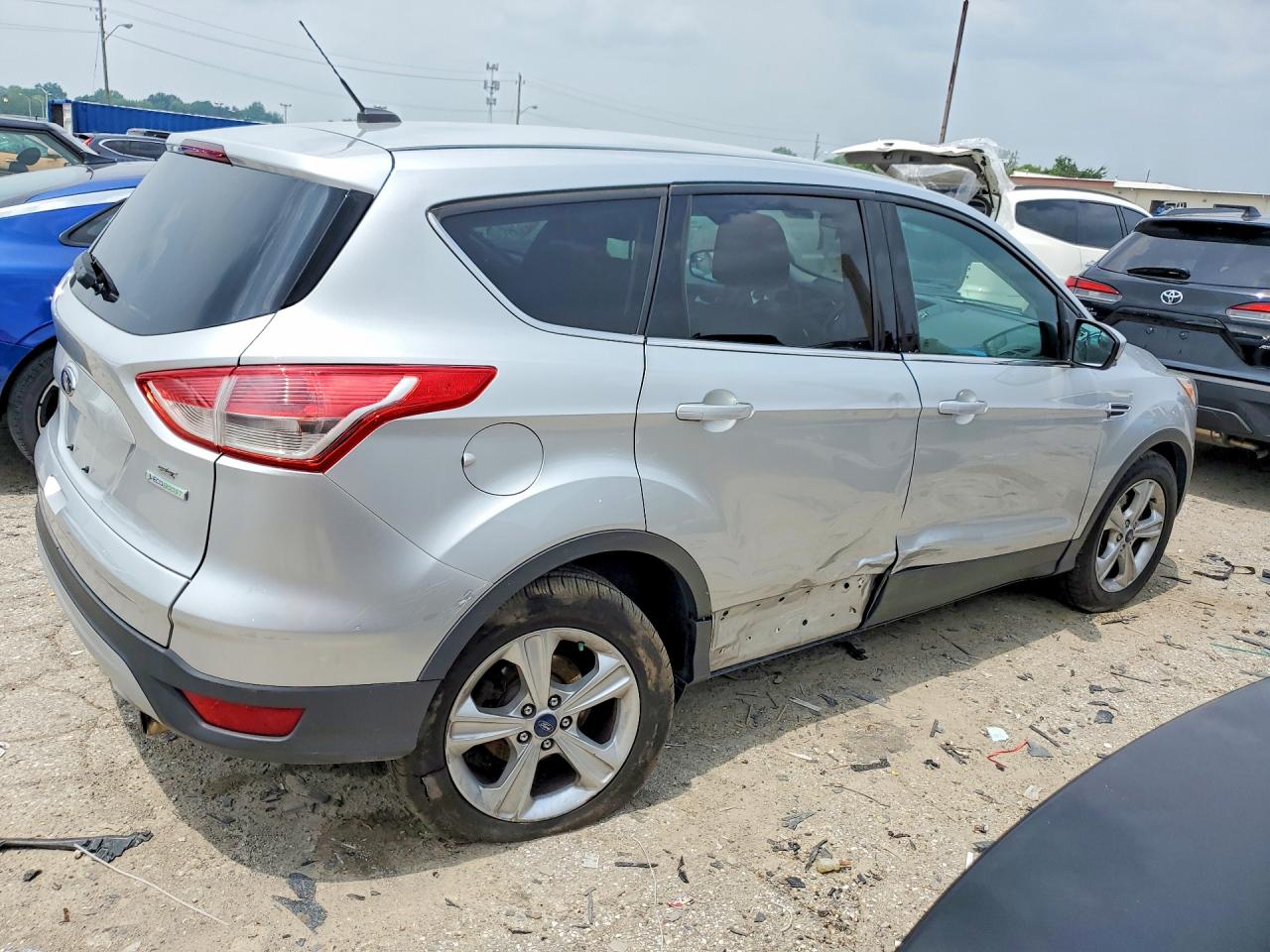 2013 Ford Escape Se Silver vin: 1FMCU0GX7DUA38632