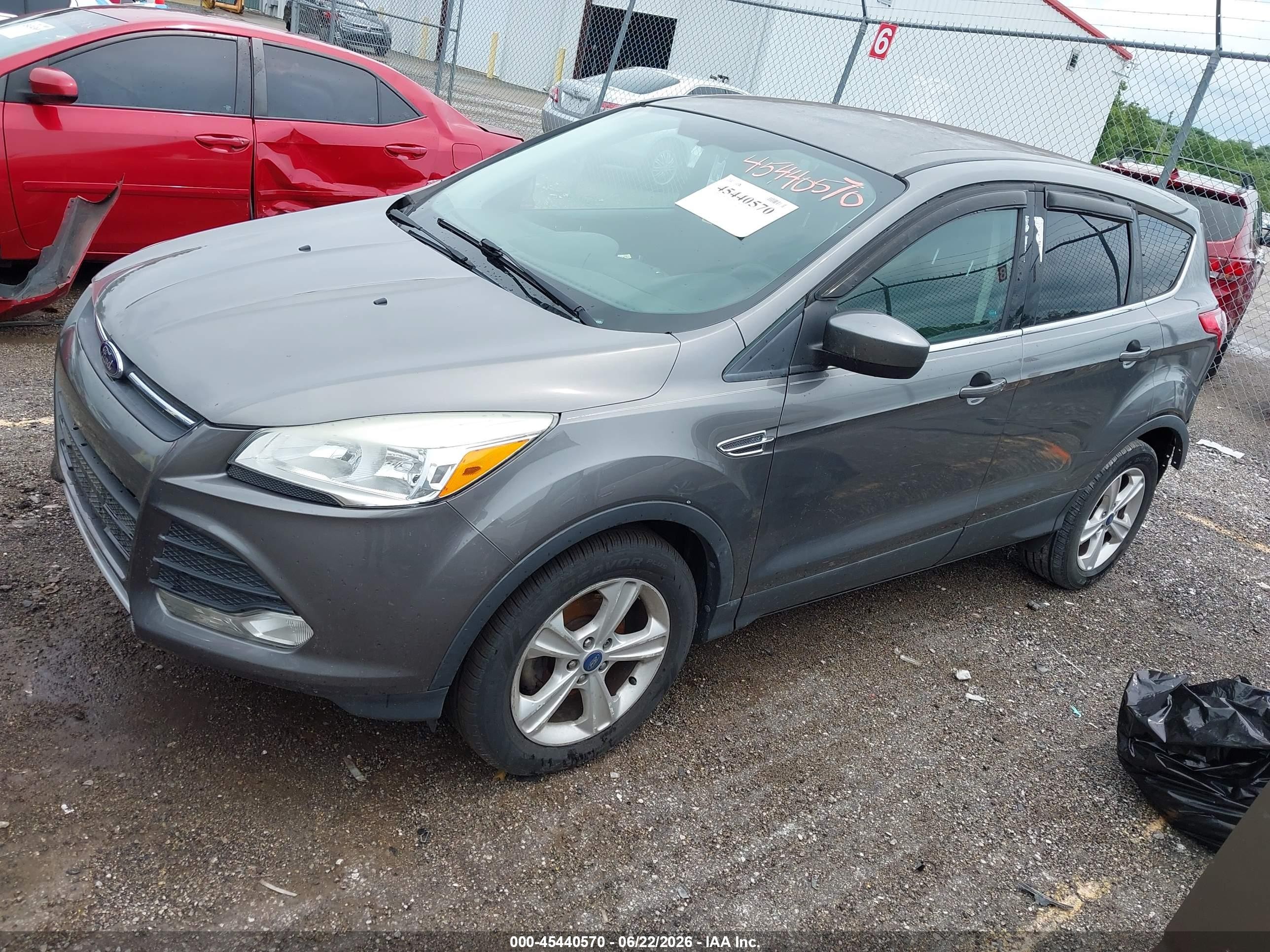 2013 Ford Escape Se Gray vin: 1FMCU0GX7DUA39733