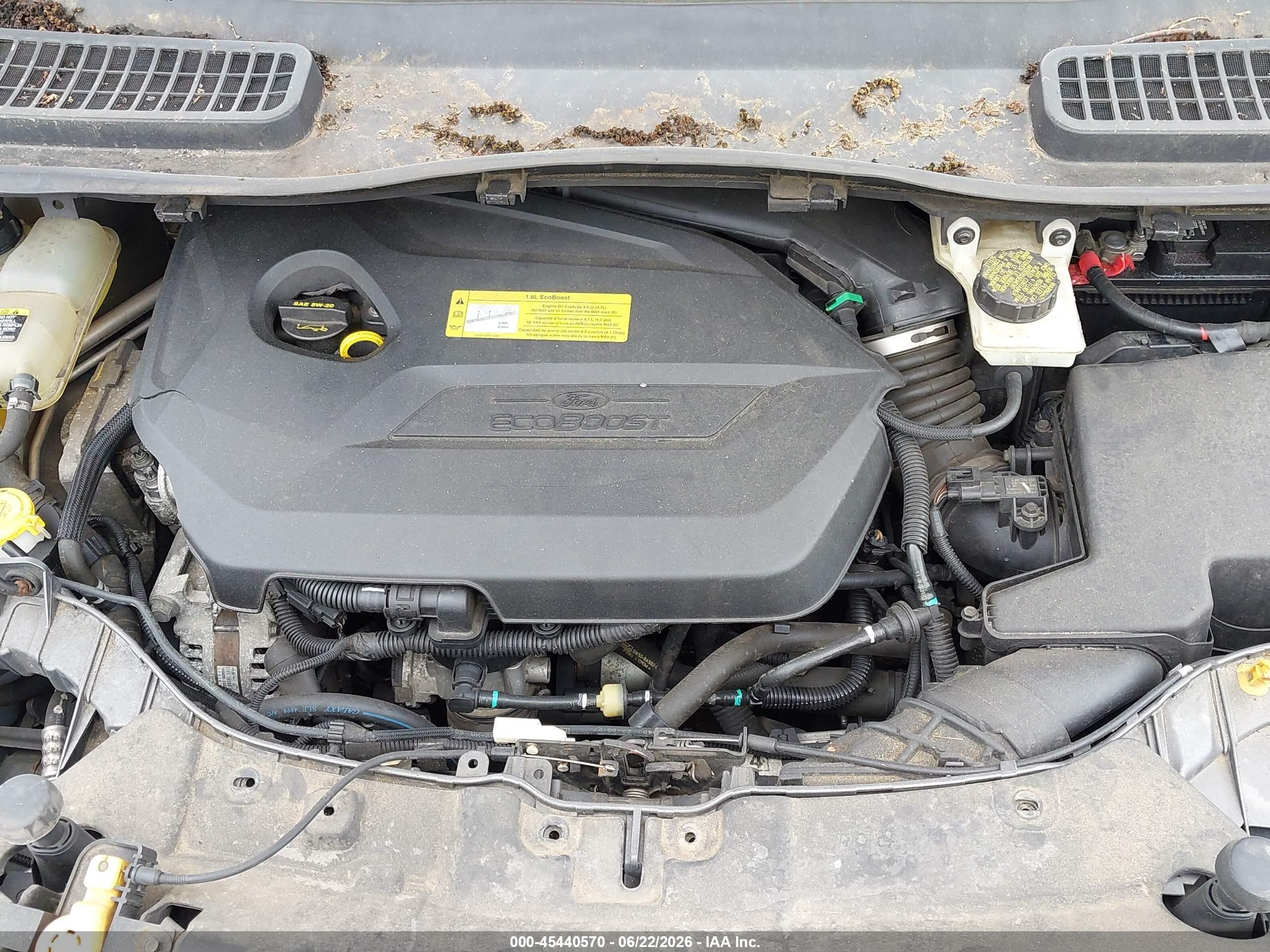 2013 Ford Escape Se Gray vin: 1FMCU0GX7DUA39733