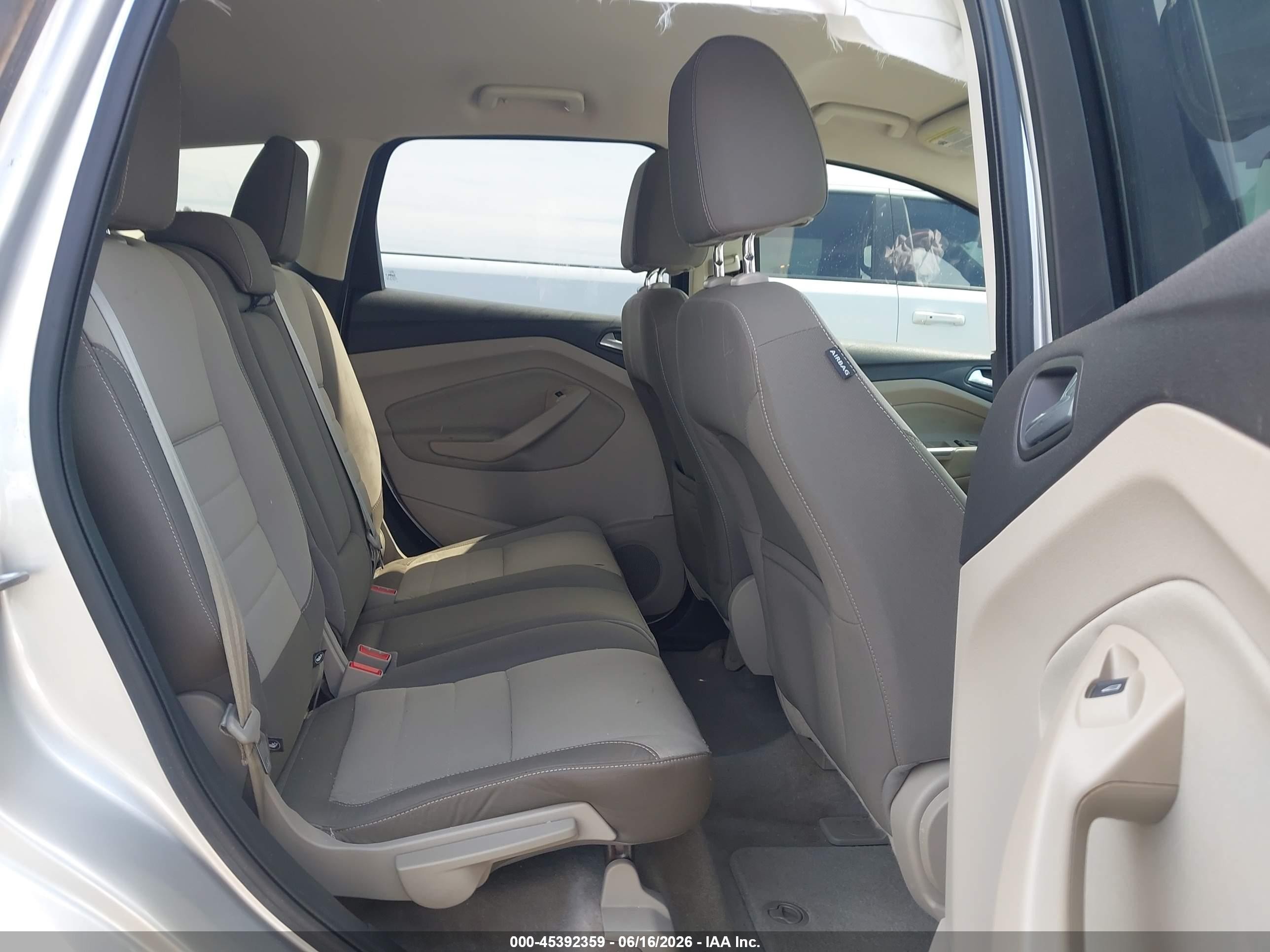 2013 Ford Escape Se Silver vin: 1FMCU0GX7DUA57696