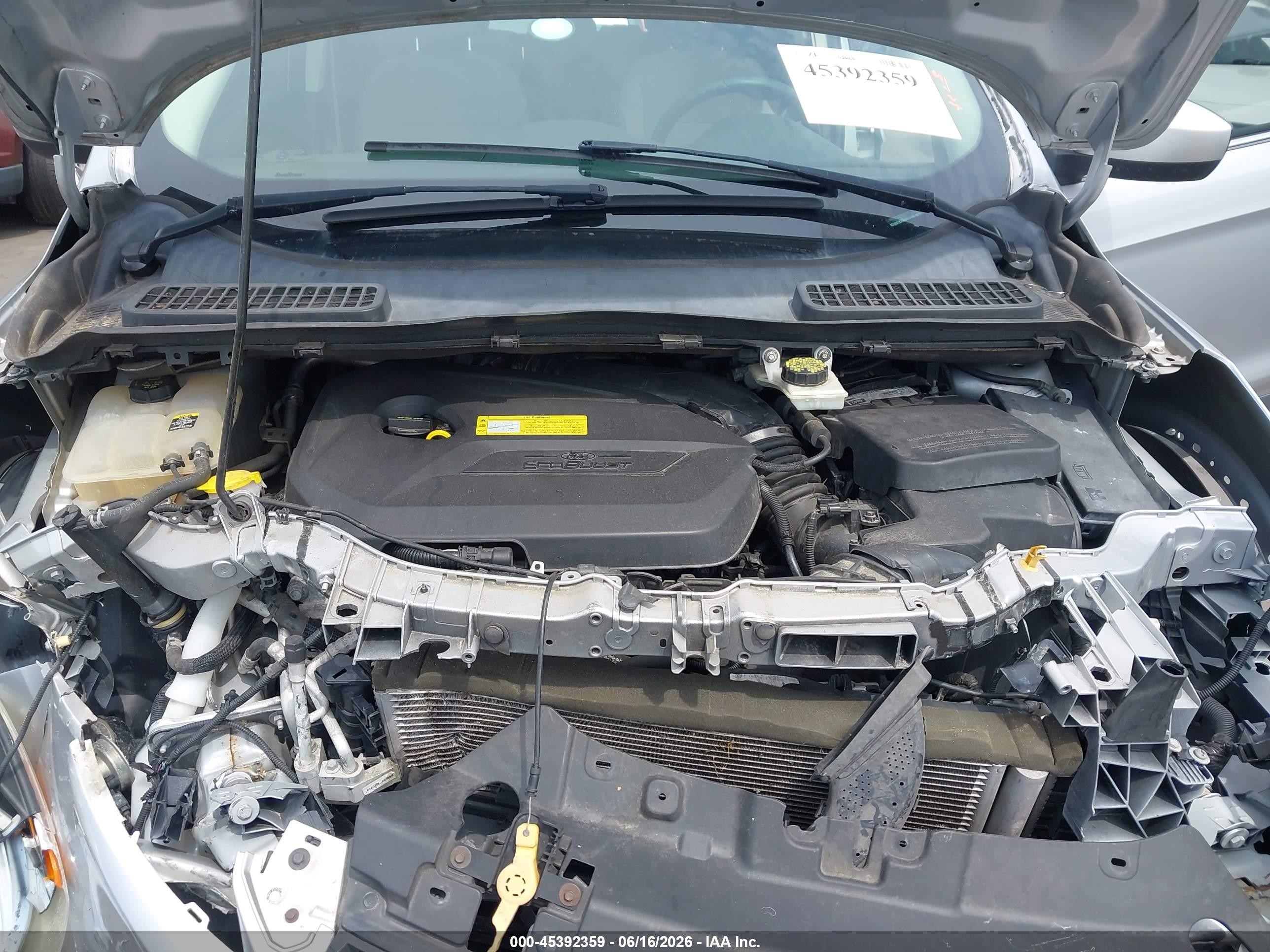 2013 Ford Escape Se Silver vin: 1FMCU0GX7DUA57696