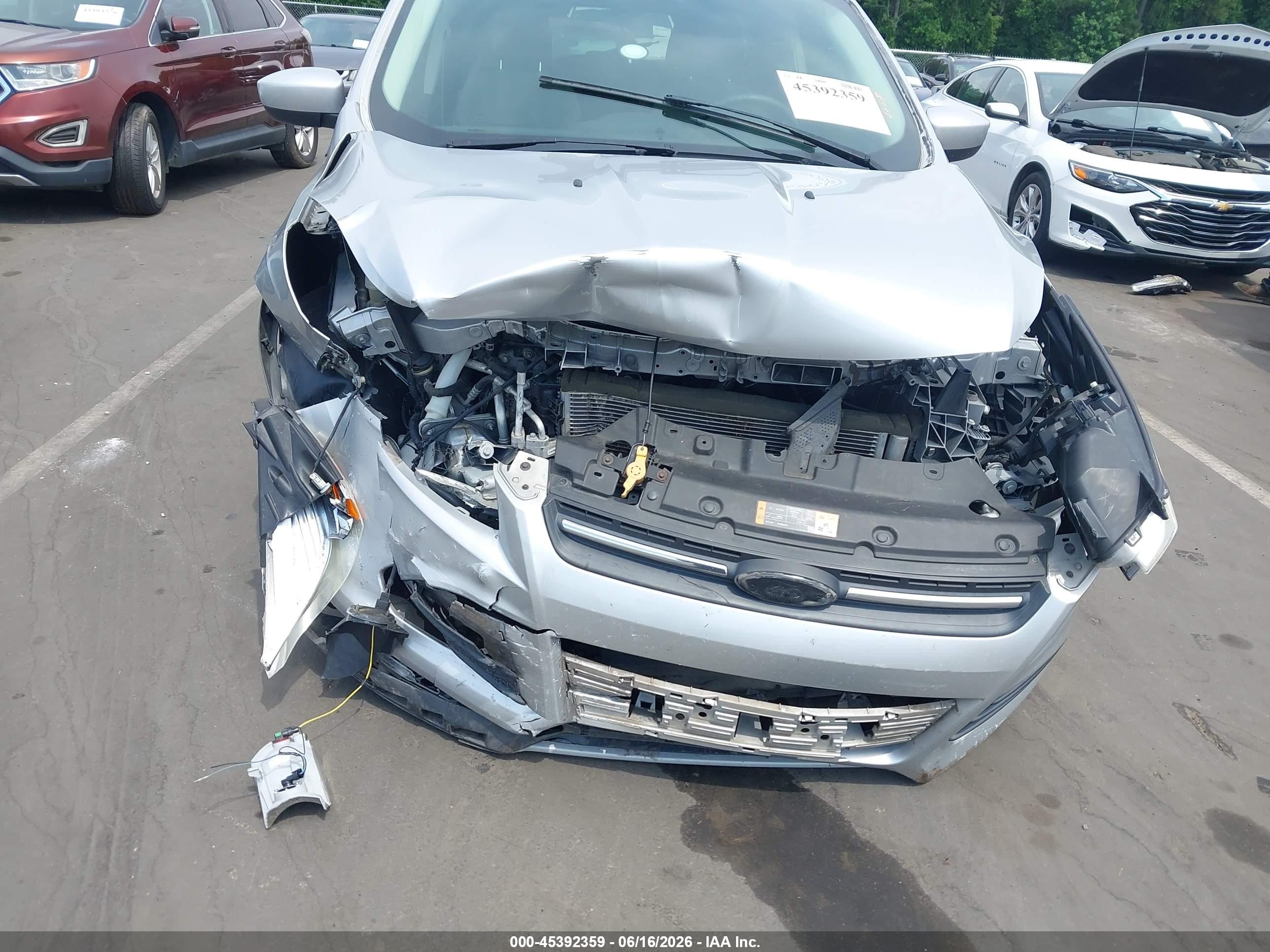 2013 Ford Escape Se Silver vin: 1FMCU0GX7DUA57696