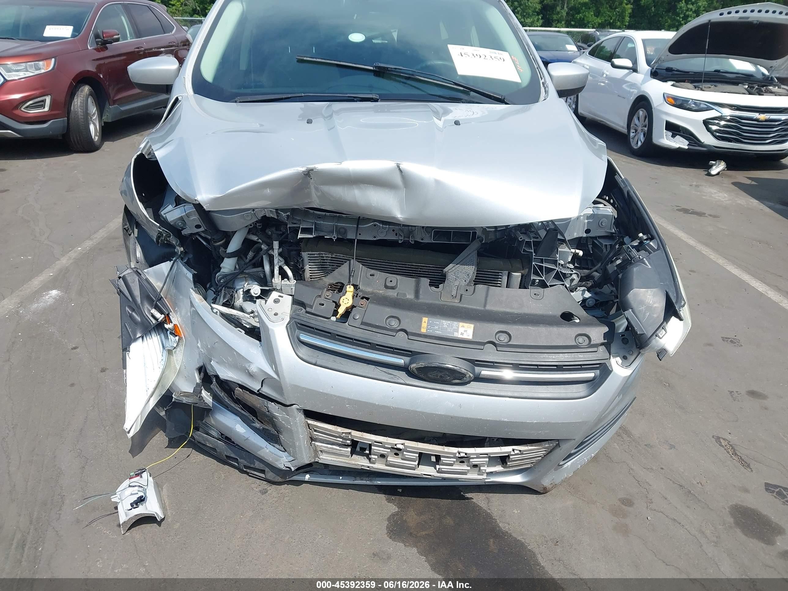 2013 Ford Escape Se Silver vin: 1FMCU0GX7DUA57696