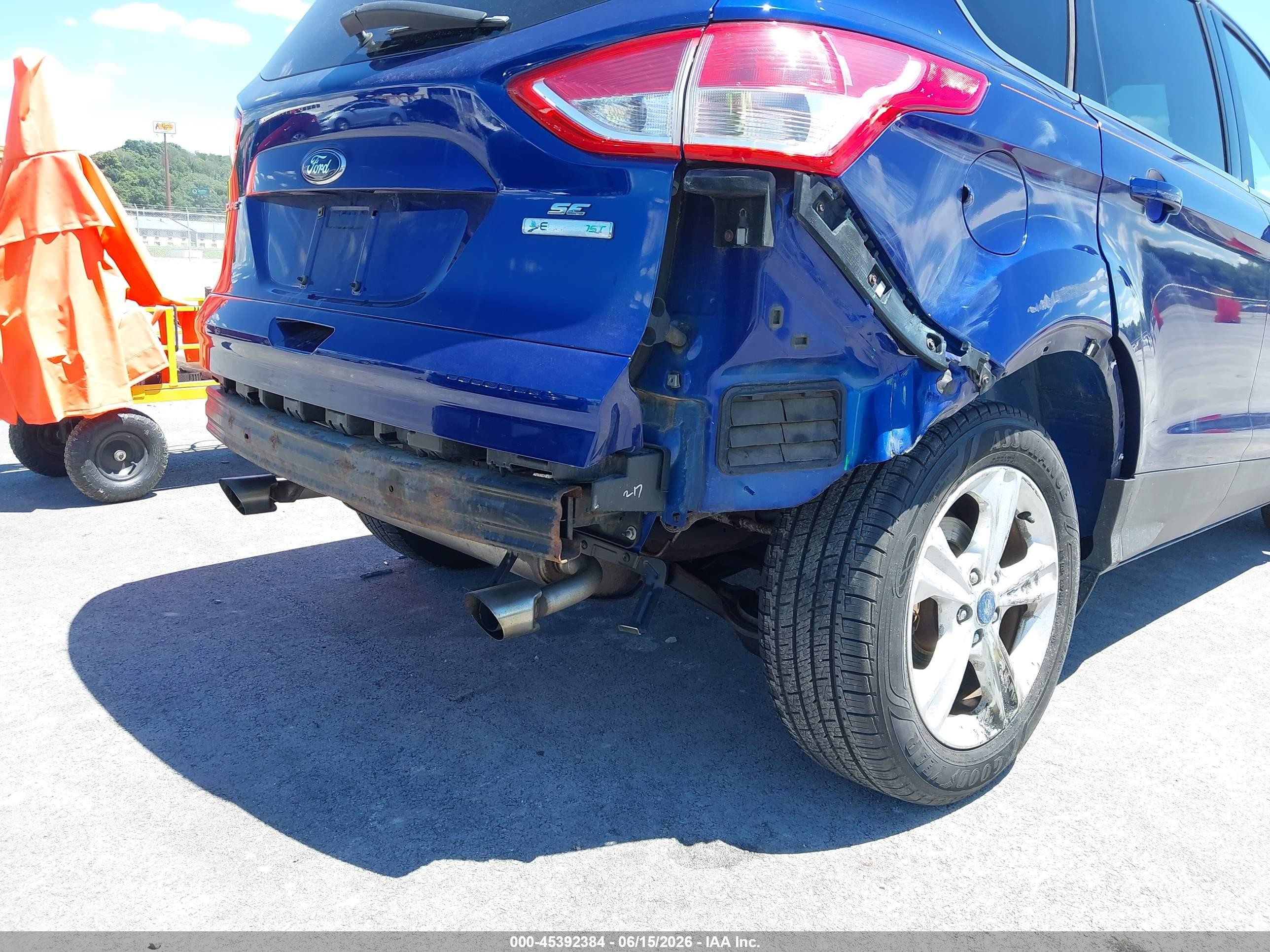 2013 Ford Escape Se Синий vin: 1FMCU0GX7DUA99706