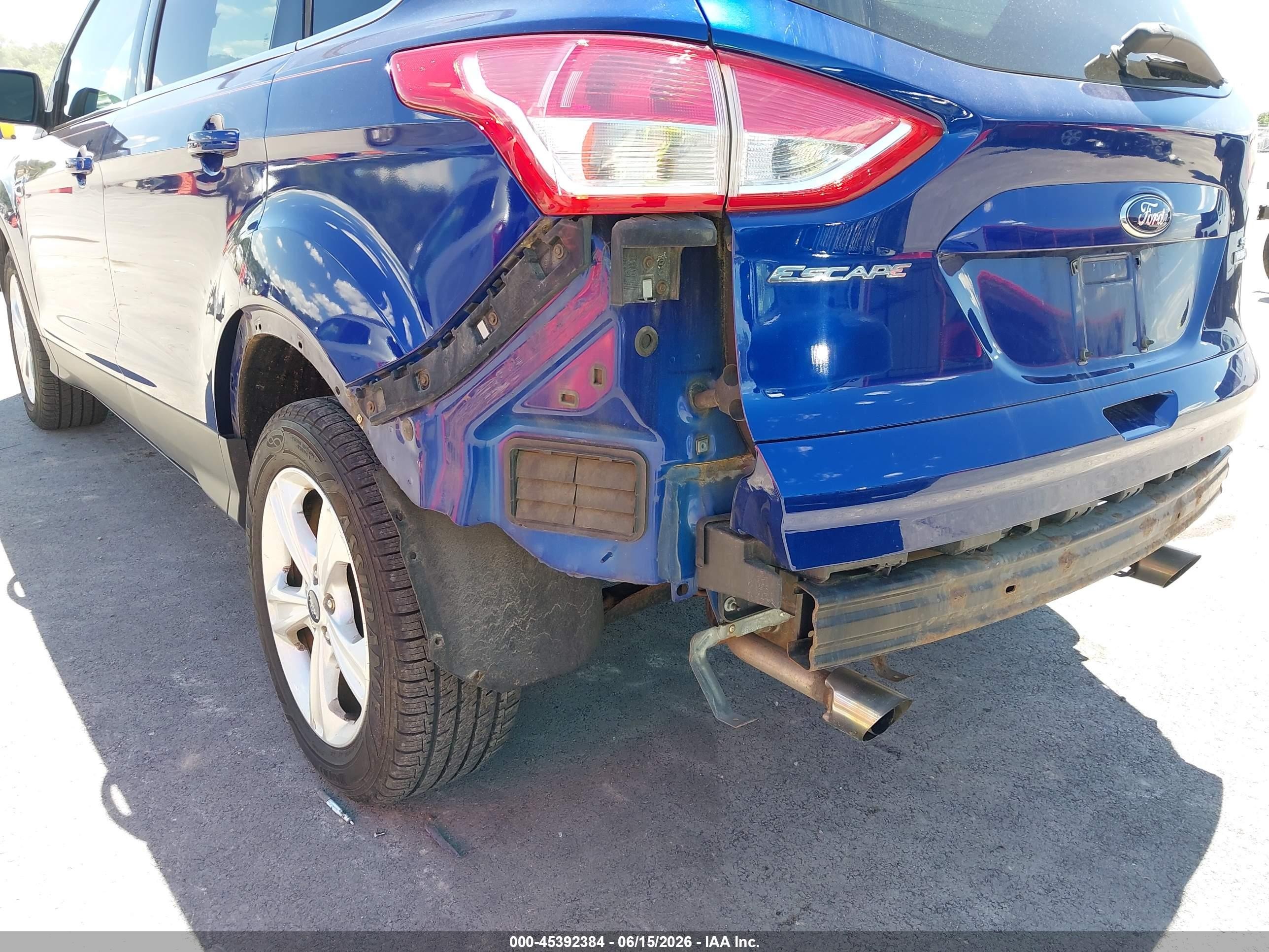 2013 Ford Escape Se Синий vin: 1FMCU0GX7DUA99706