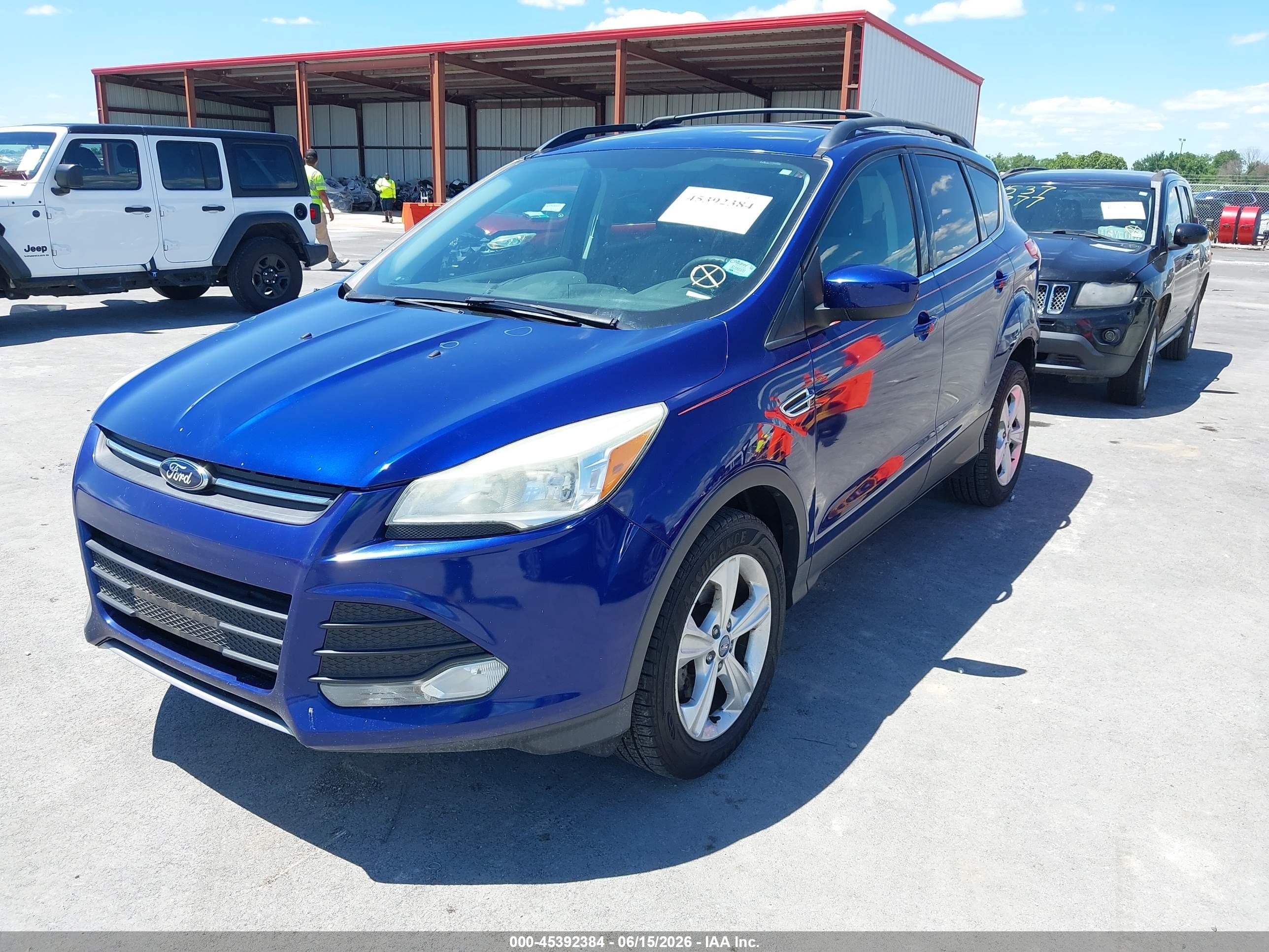 2013 Ford Escape Se Синий vin: 1FMCU0GX7DUA99706