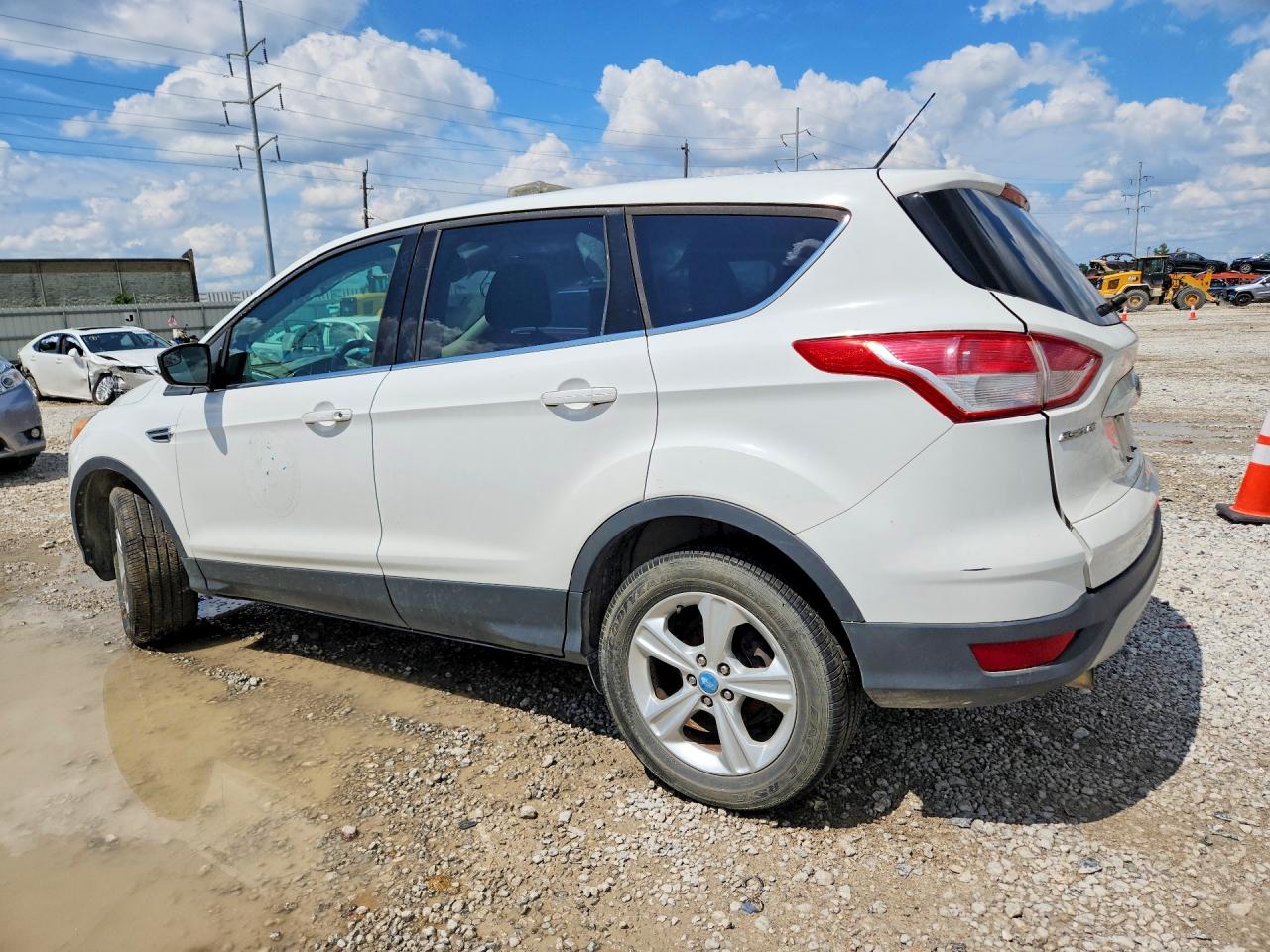 2013 Ford Escape Se White vin: 1FMCU0GX7DUB09568