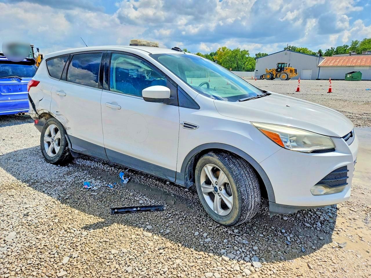 2013 Ford Escape Se White vin: 1FMCU0GX7DUB09568