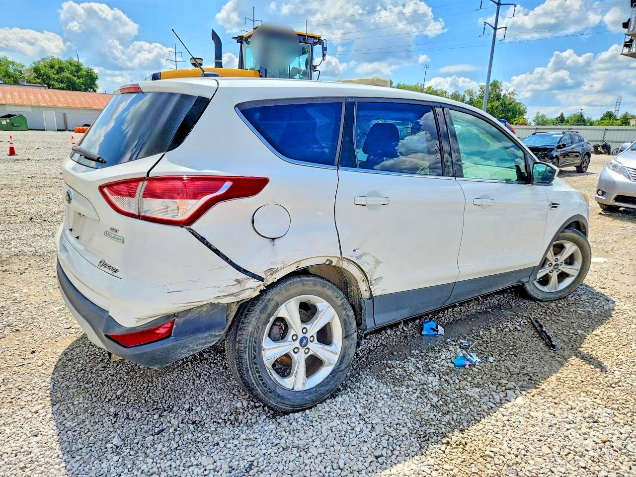 2013 Ford Escape Se White vin: 1FMCU0GX7DUB09568