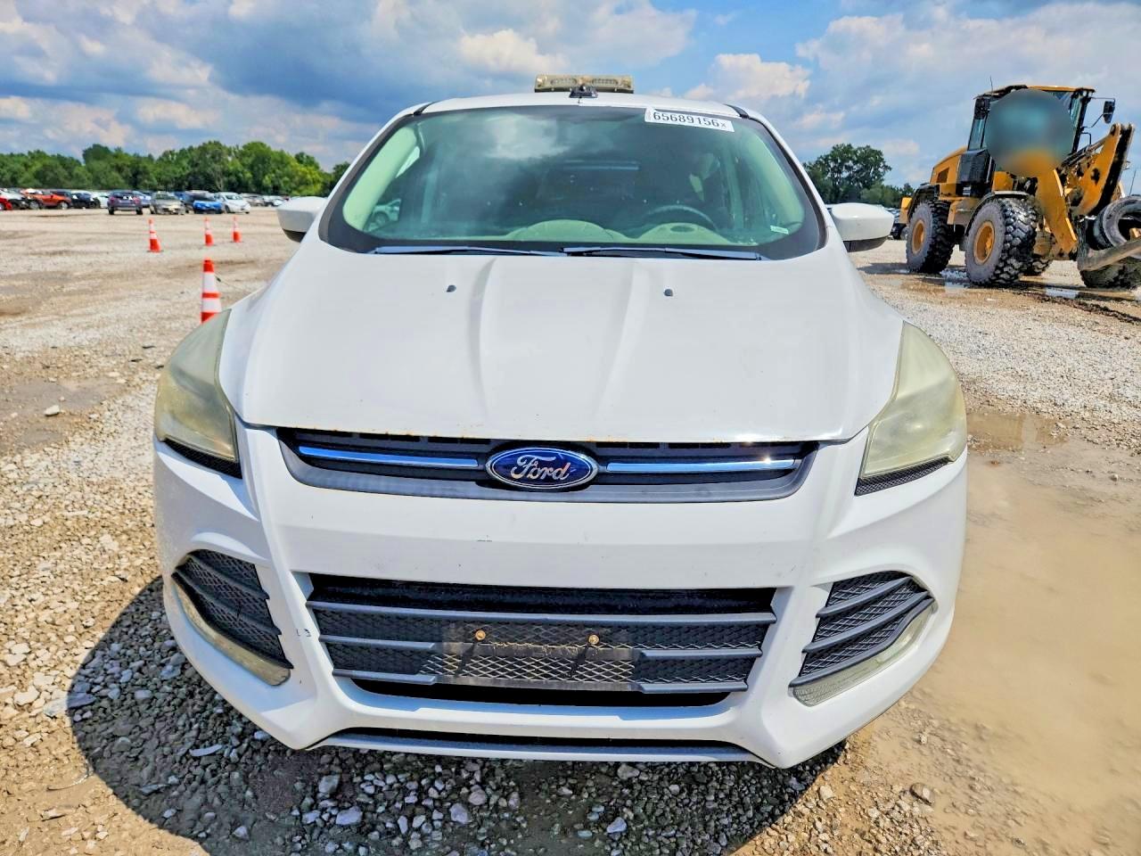 2013 Ford Escape Se White vin: 1FMCU0GX7DUB09568