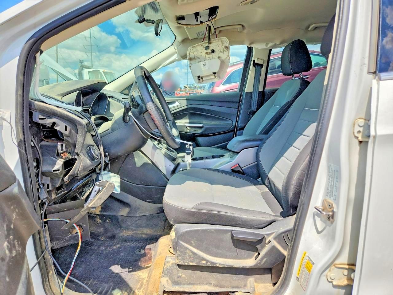 2013 Ford Escape Se White vin: 1FMCU0GX7DUB09568