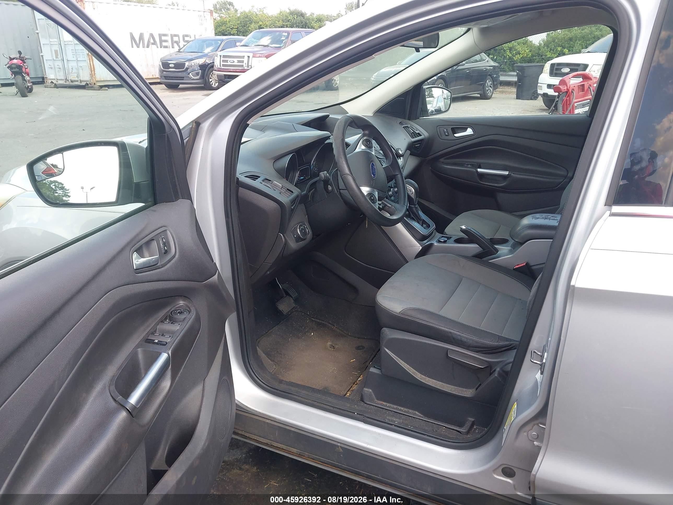 2013 Ford Escape Se Silver vin: 1FMCU0GX7DUB38679