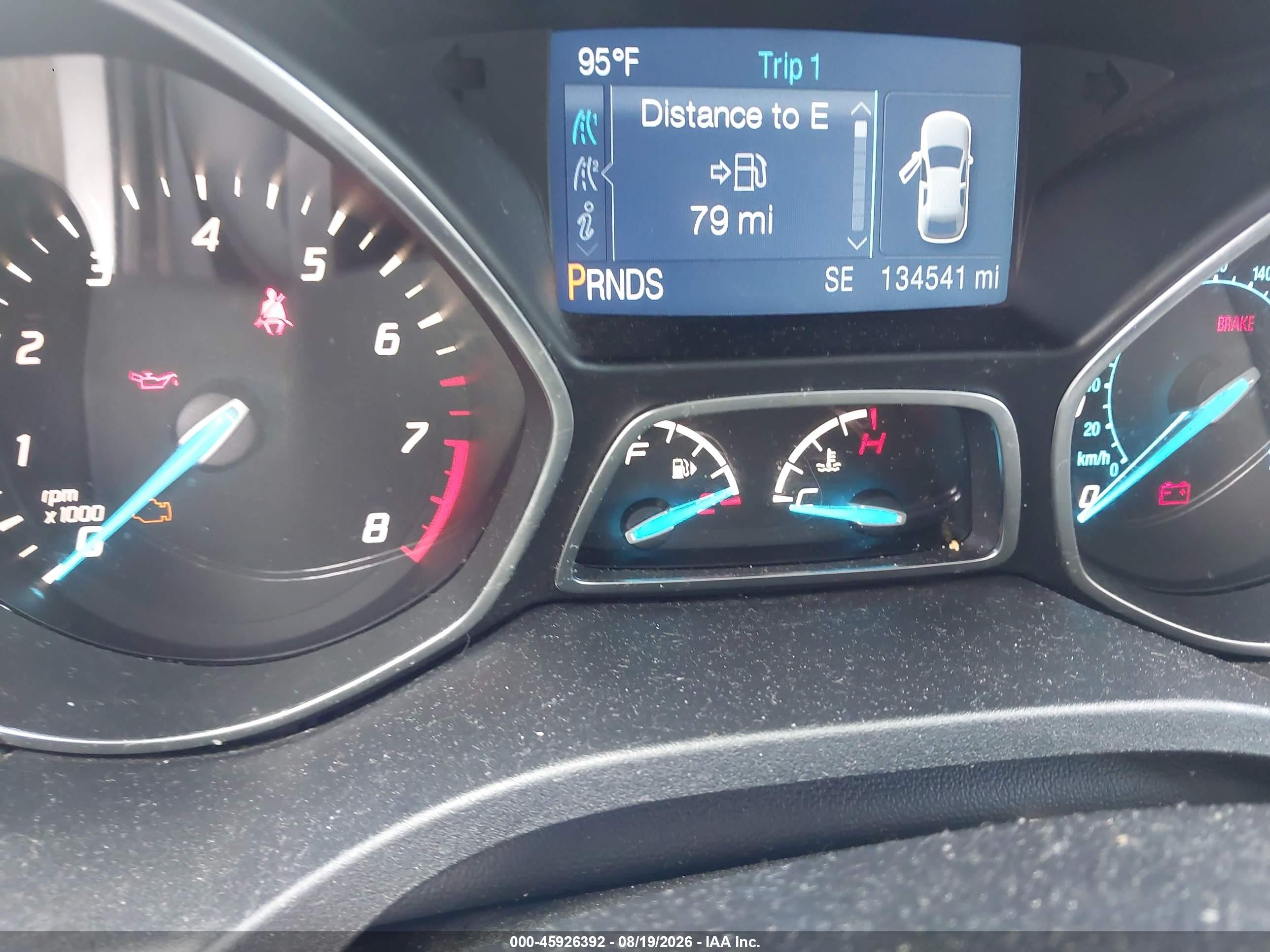 2013 Ford Escape Se Silver vin: 1FMCU0GX7DUB38679