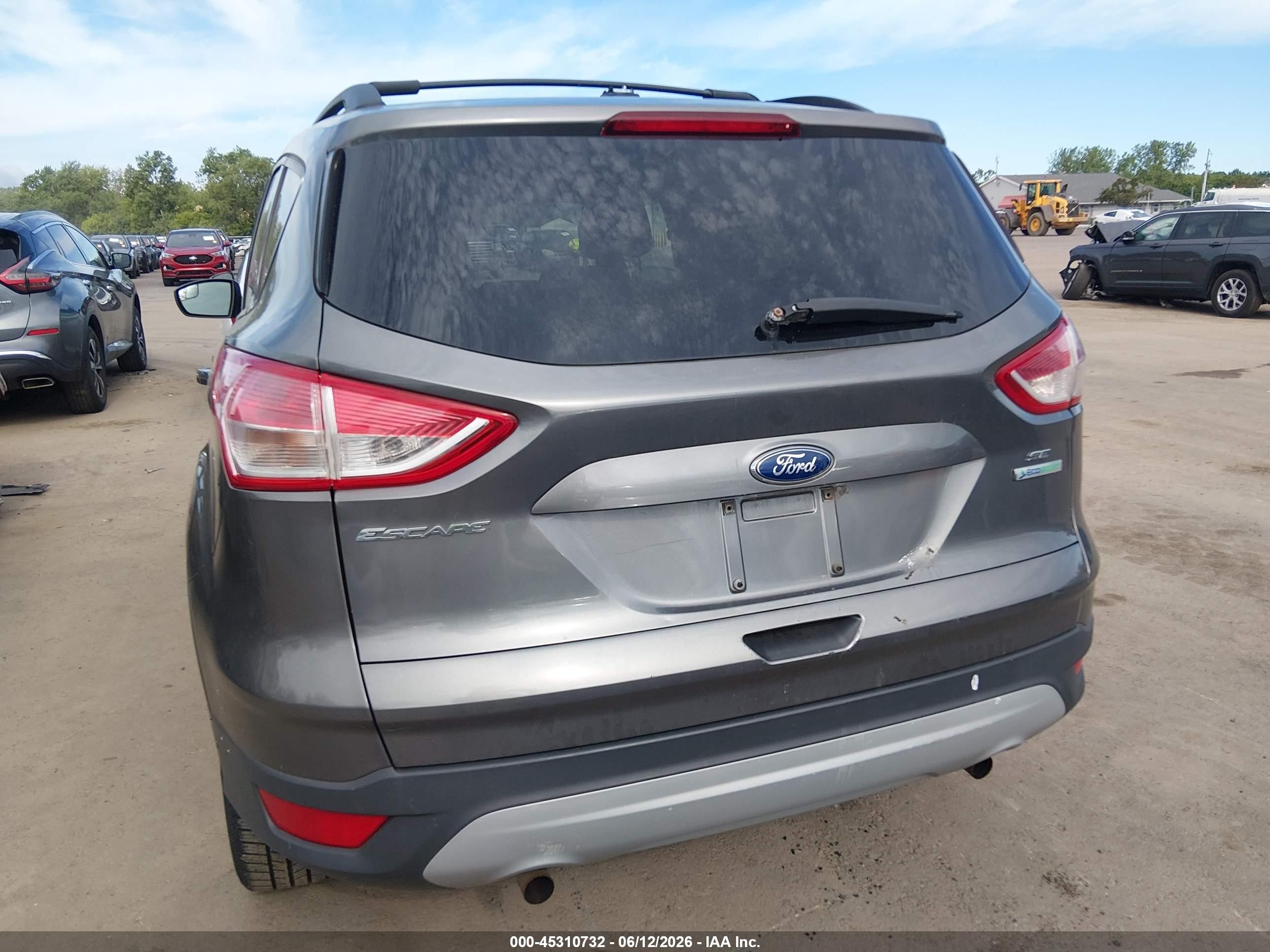 2013 Ford Escape Se Gray vin: 1FMCU0GX7DUB92242