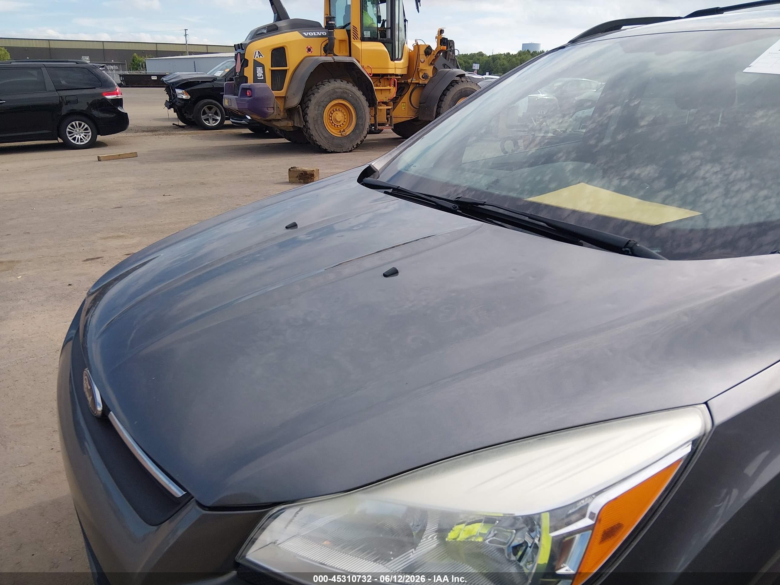 2013 Ford Escape Se Gray vin: 1FMCU0GX7DUB92242