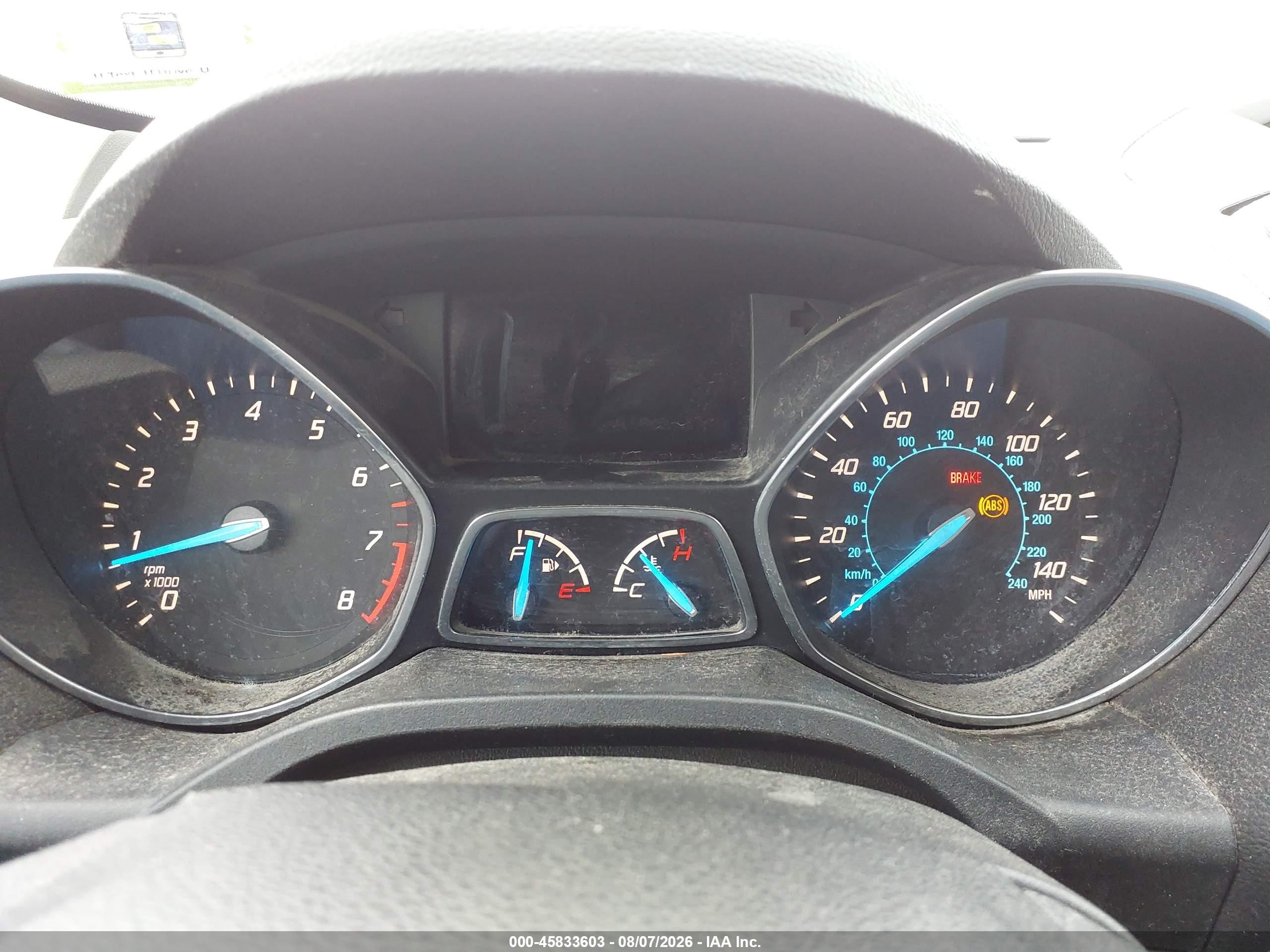 2013 Ford Escape Se White vin: 1FMCU0GX7DUC30858