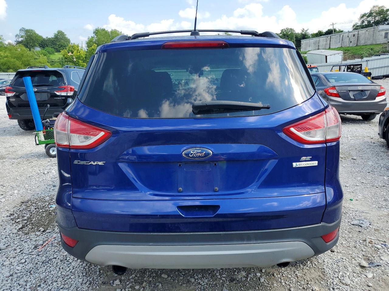 2013 Ford Escape Se Синий vin: 1FMCU0GX7DUC43514