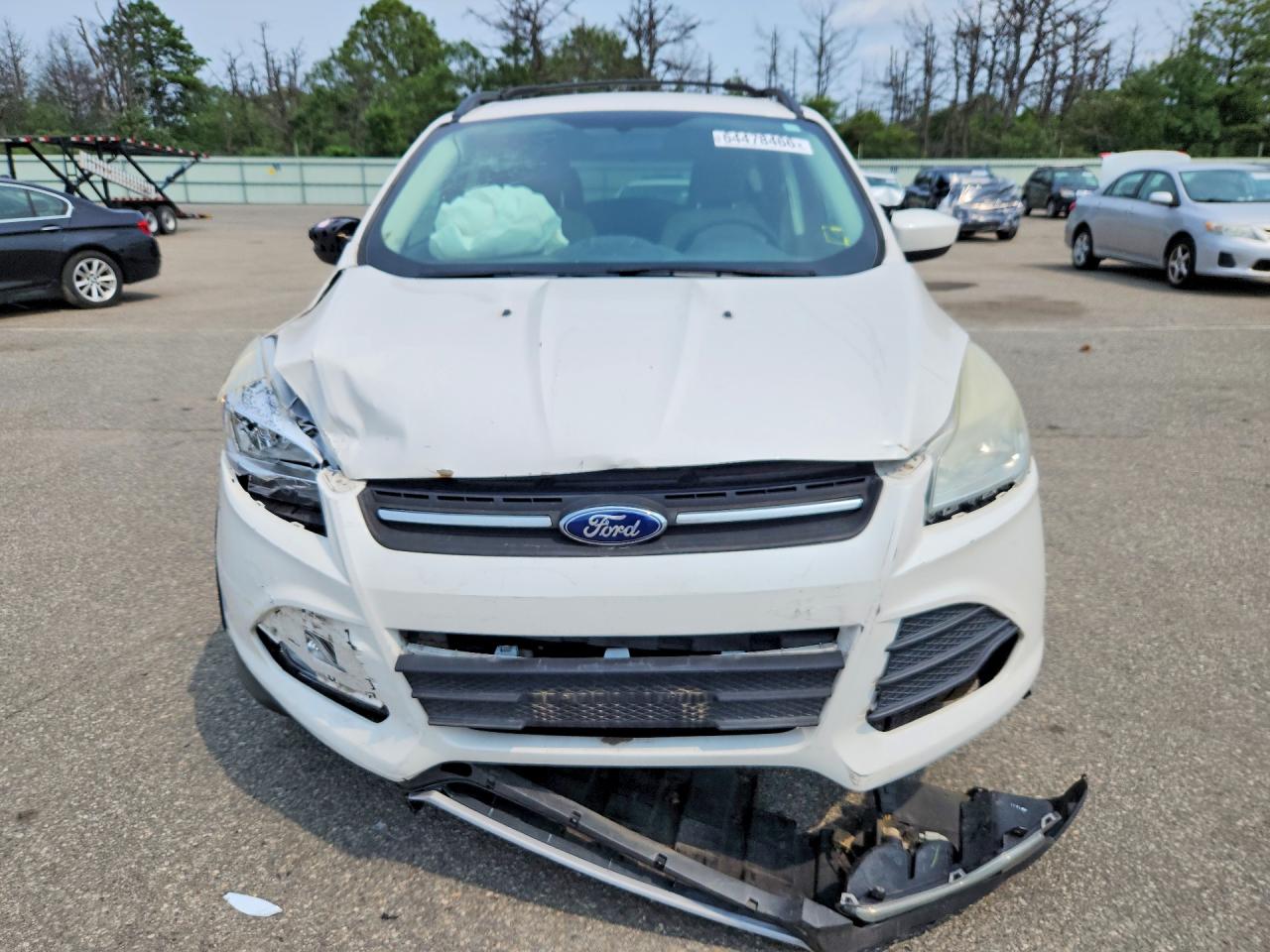 2013 Ford Escape Se White vin: 1FMCU0GX7DUC66212