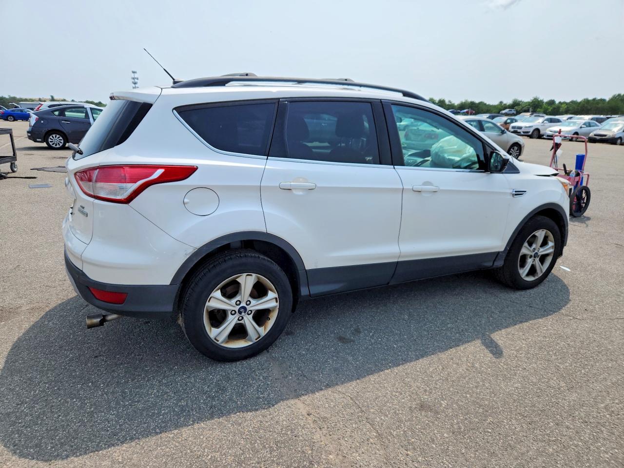 2013 Ford Escape Se White vin: 1FMCU0GX7DUC66212