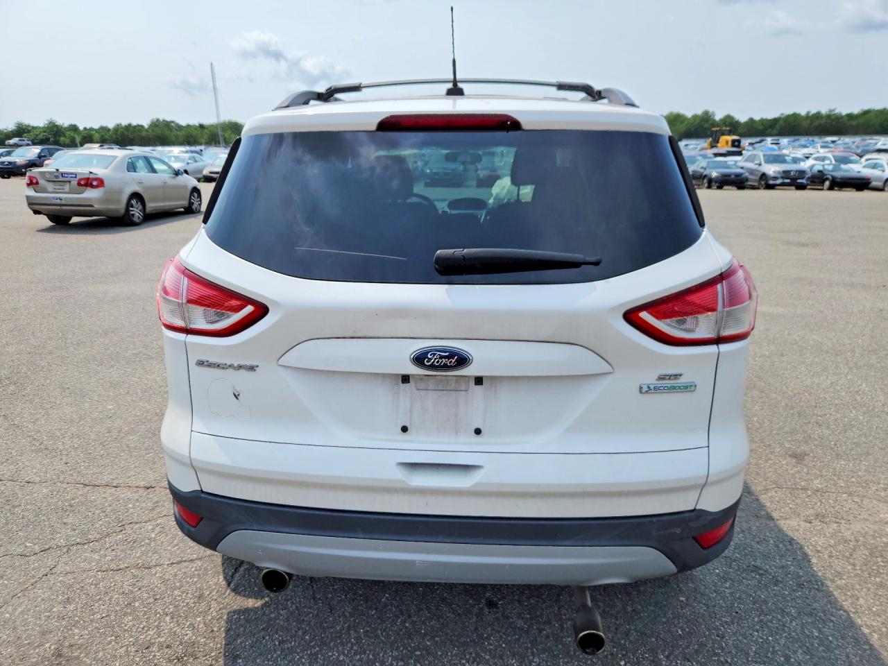 2013 Ford Escape Se White vin: 1FMCU0GX7DUC66212