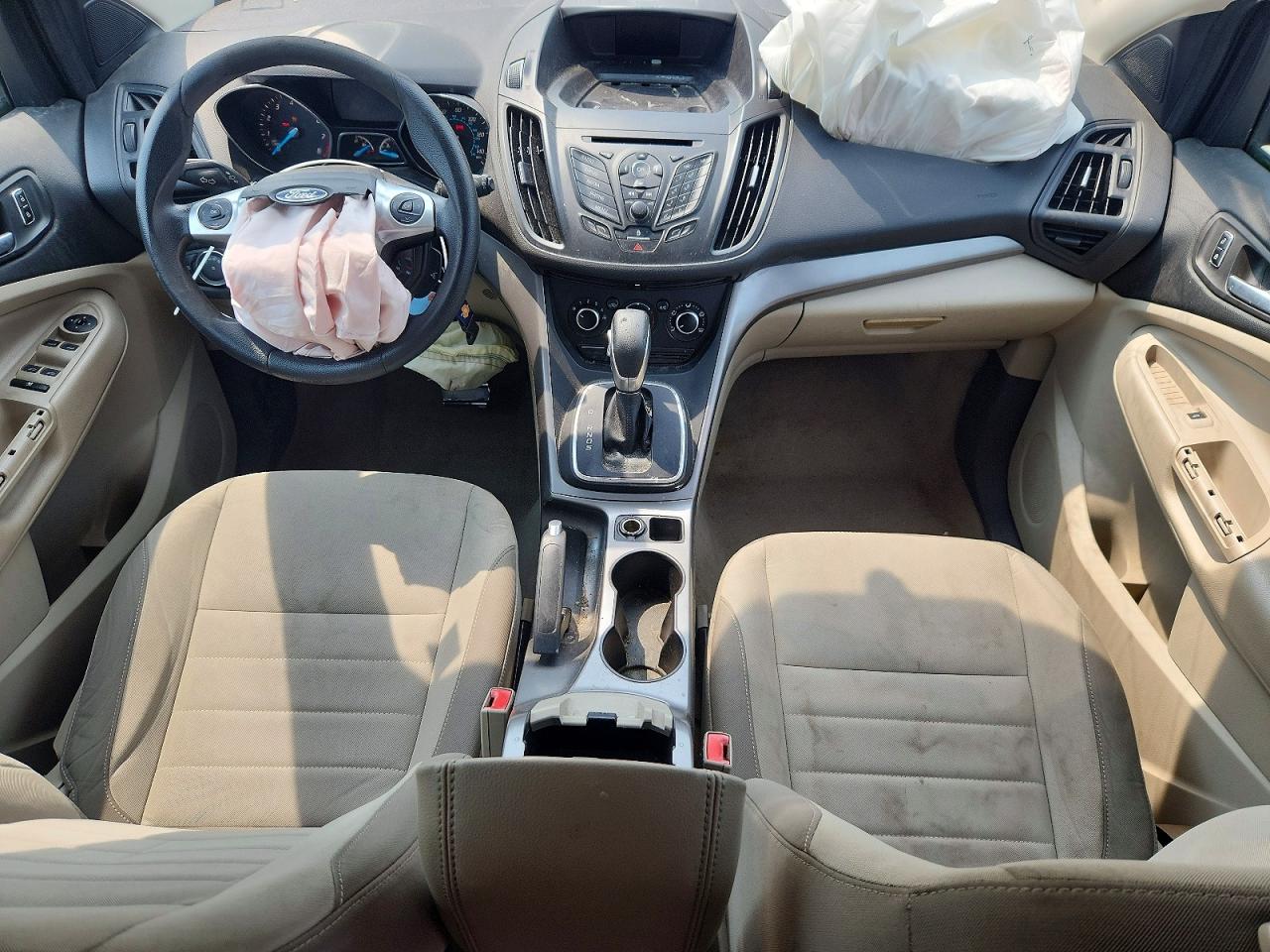 2013 Ford Escape Se White vin: 1FMCU0GX7DUC66212