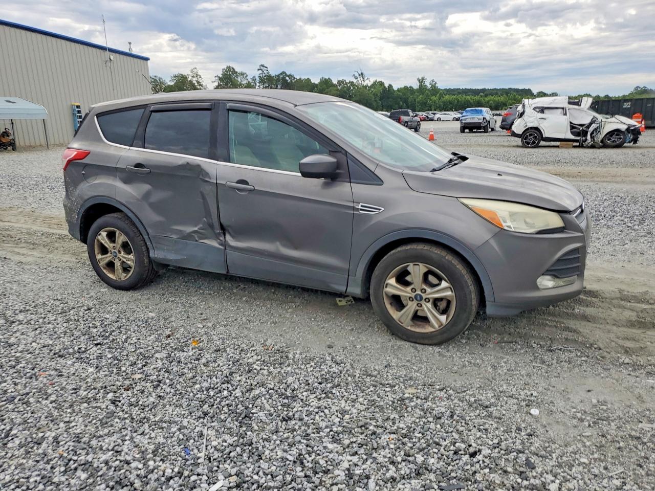 2013 Ford Escape Se Gray vin: 1FMCU0GX7DUD14940