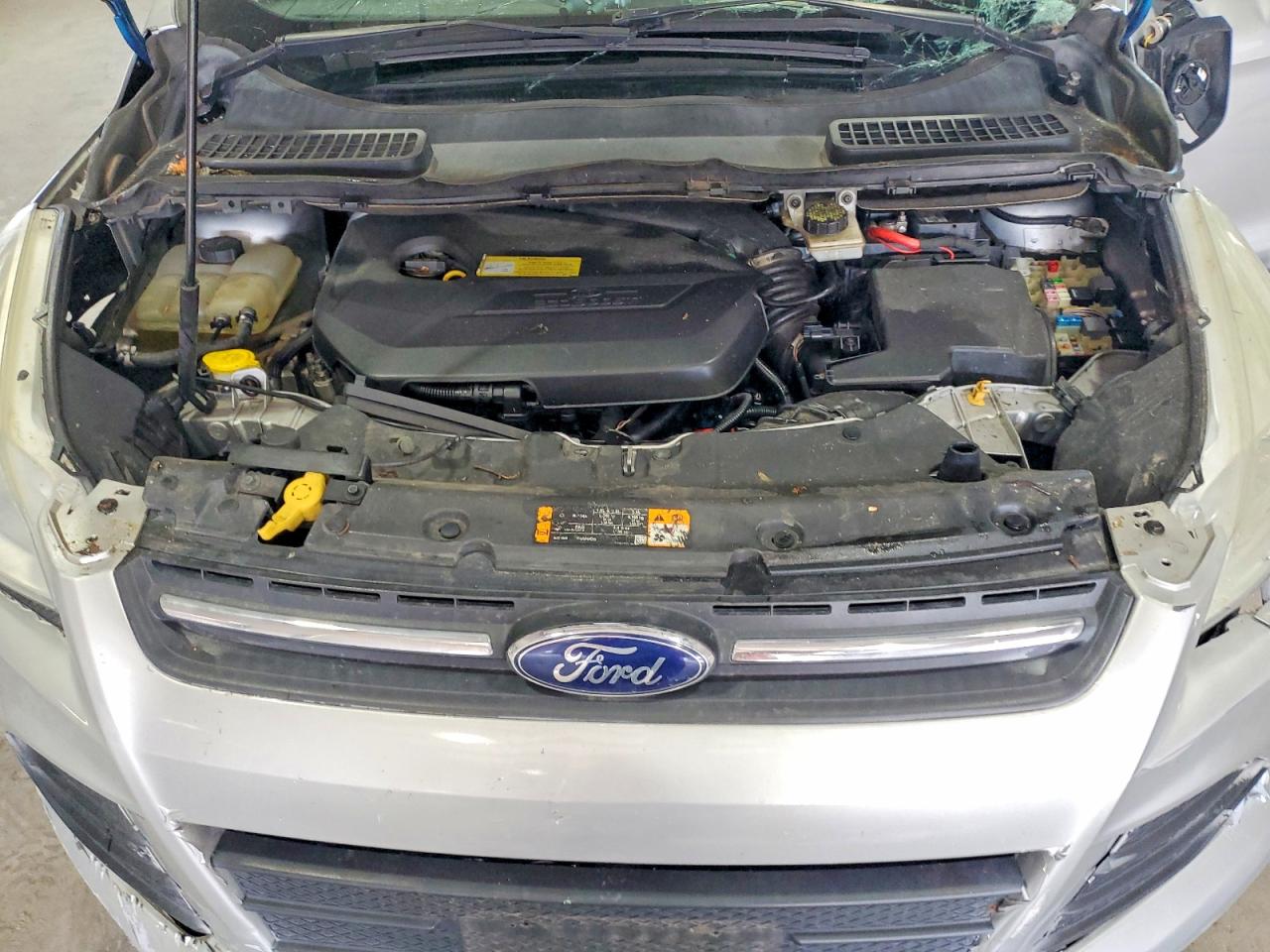 2013 Ford Escape Se Silver vin: 1FMCU0GX7DUD17482