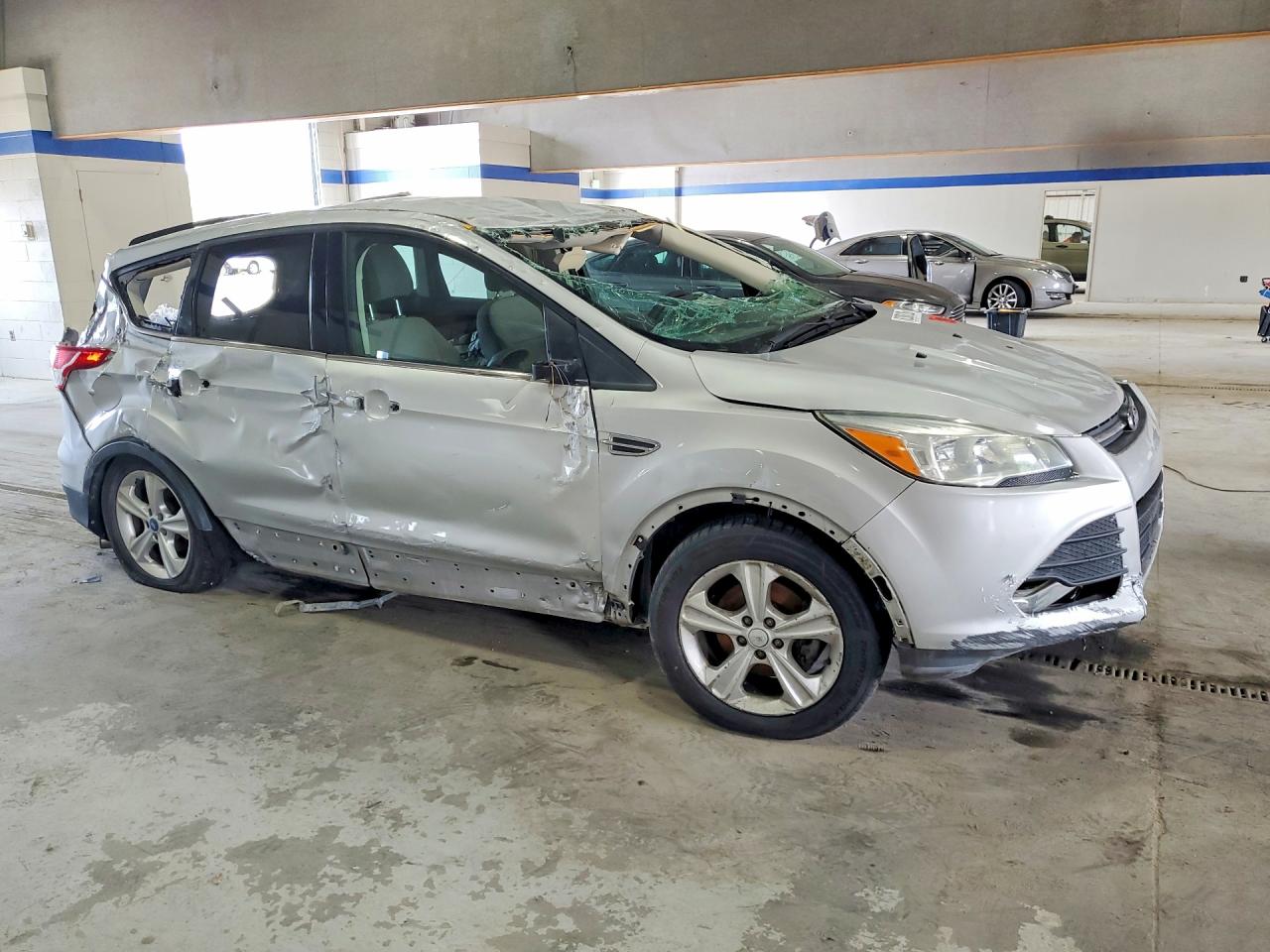 2013 Ford Escape Se Silver vin: 1FMCU0GX7DUD17482