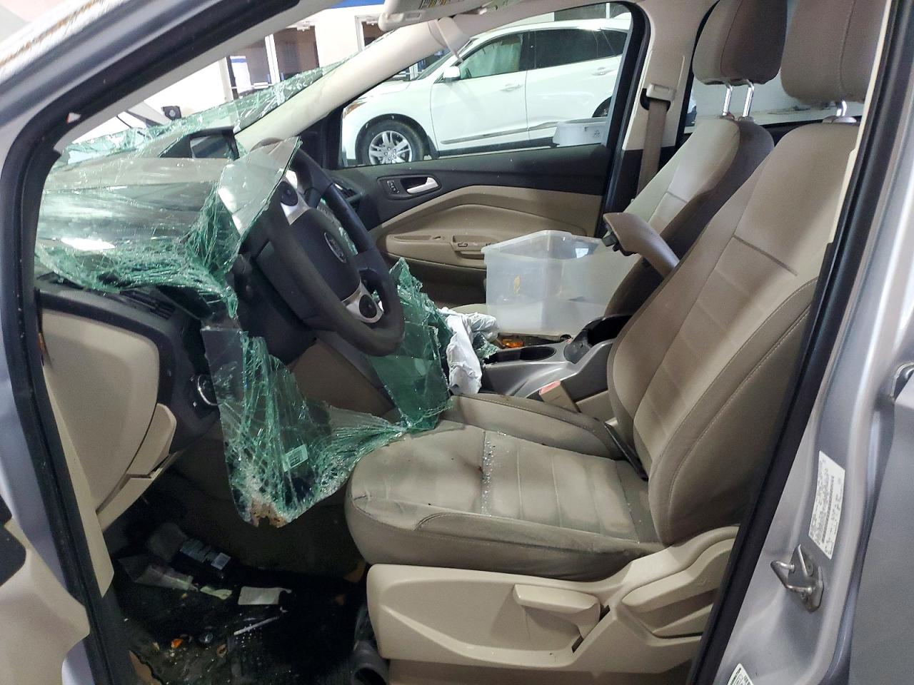 2013 Ford Escape Se Silver vin: 1FMCU0GX7DUD17482