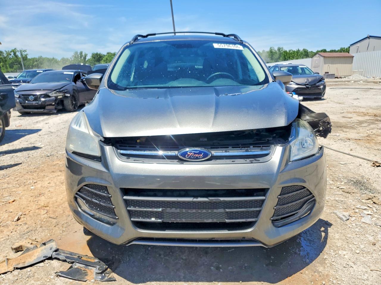 2013 Ford Escape Se Серый vin: 1FMCU0GX7DUD36193