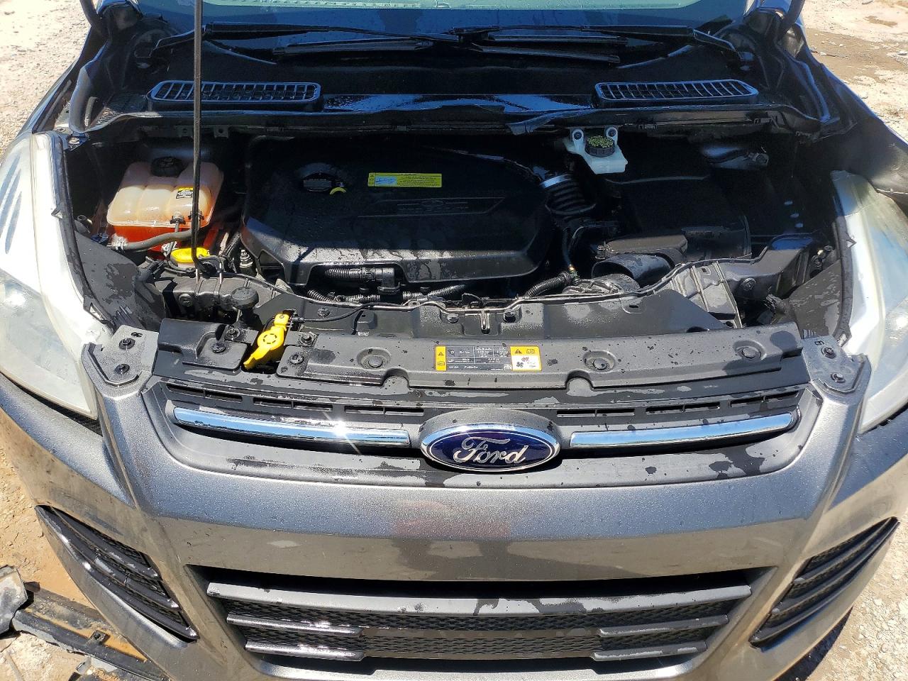 2013 Ford Escape Se Серый vin: 1FMCU0GX7DUD36193