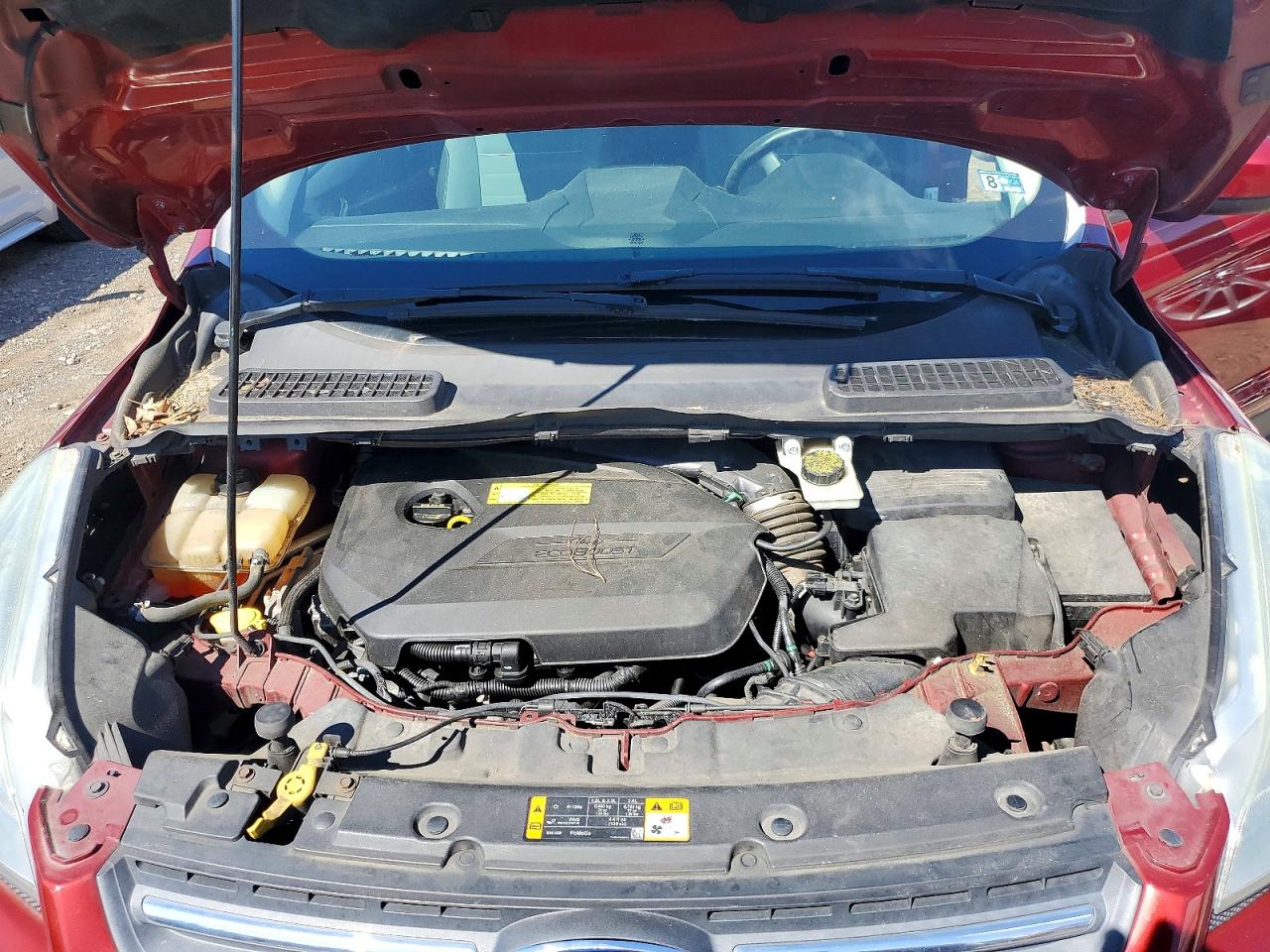 2013 Ford Escape Se Red vin: 1FMCU0GX7DUD49686