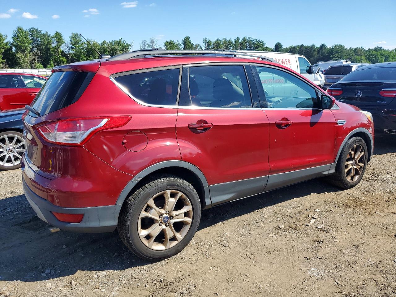 2013 Ford Escape Se Red vin: 1FMCU0GX7DUD49686
