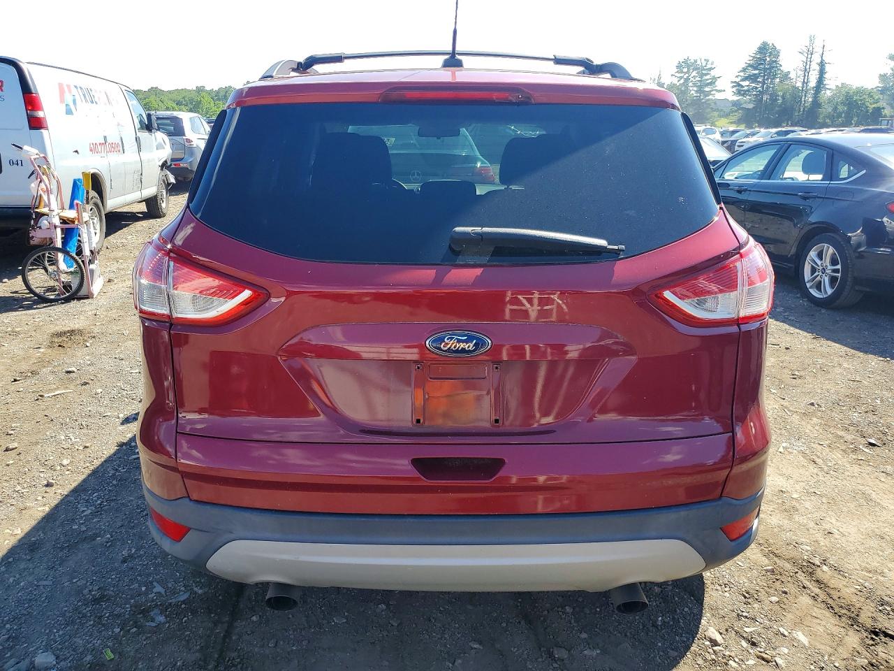 2013 Ford Escape Se Red vin: 1FMCU0GX7DUD49686