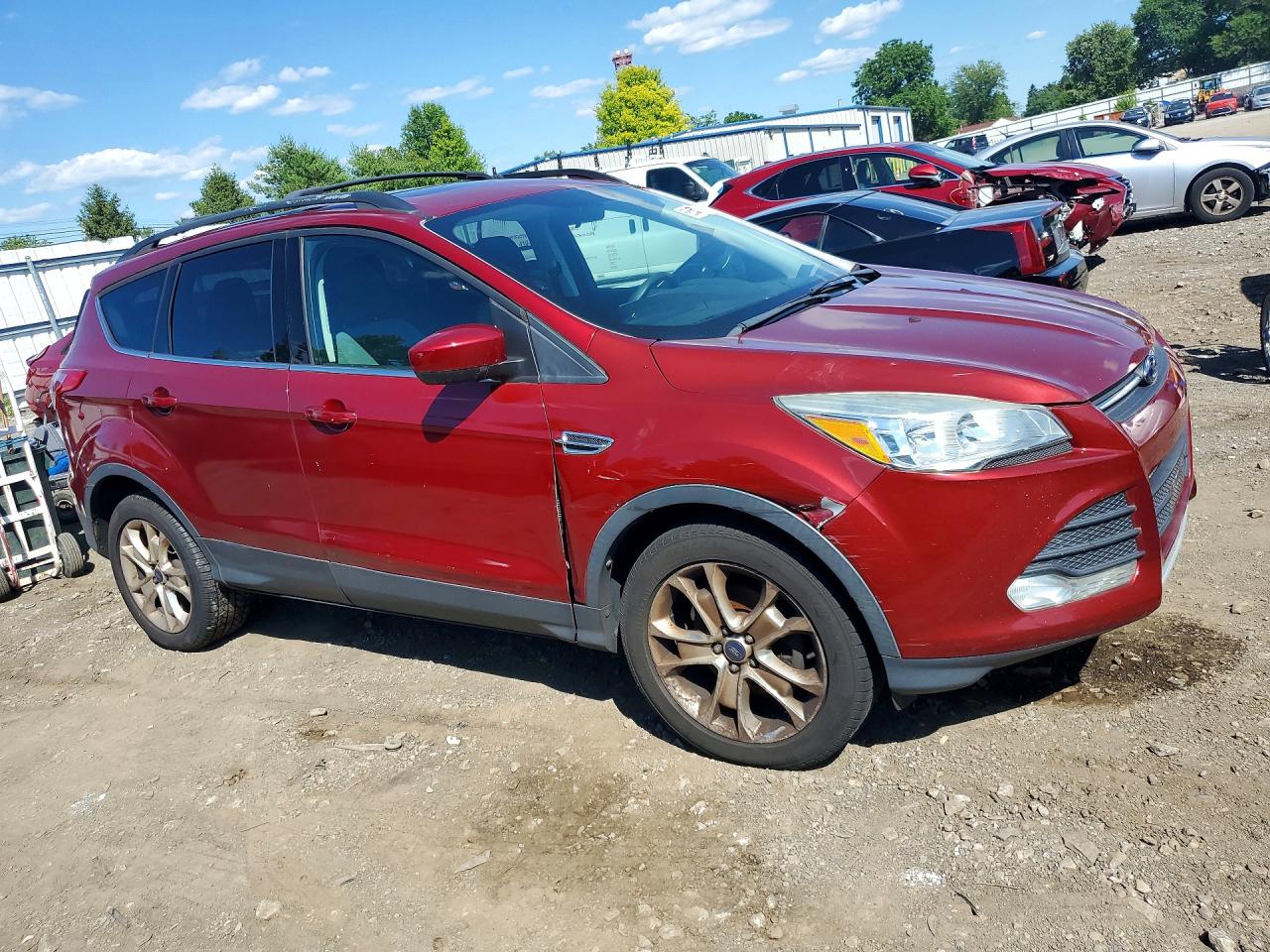 2013 Ford Escape Se Red vin: 1FMCU0GX7DUD49686