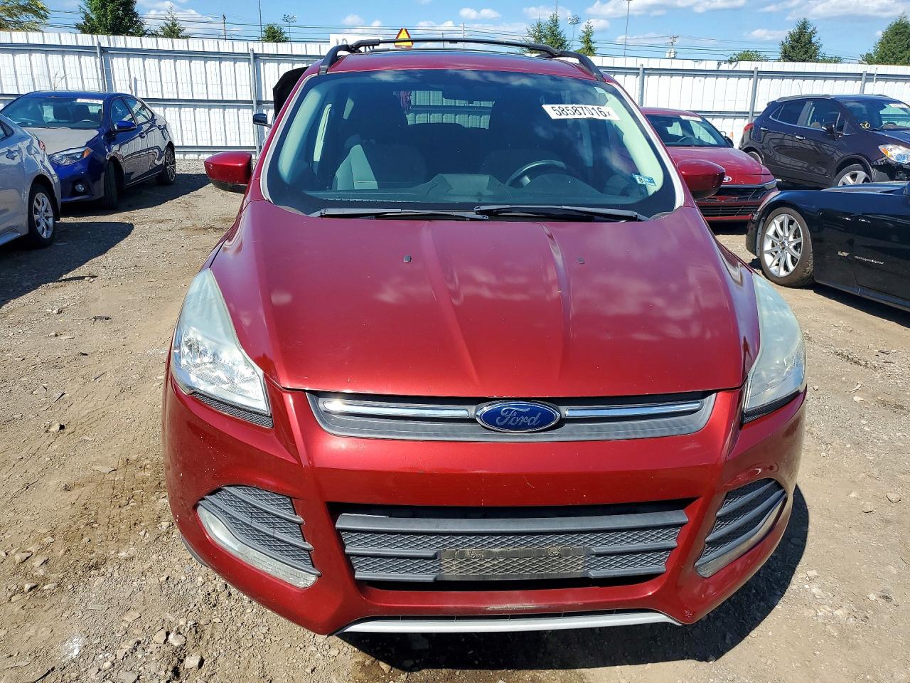 2013 Ford Escape Se Red vin: 1FMCU0GX7DUD49686