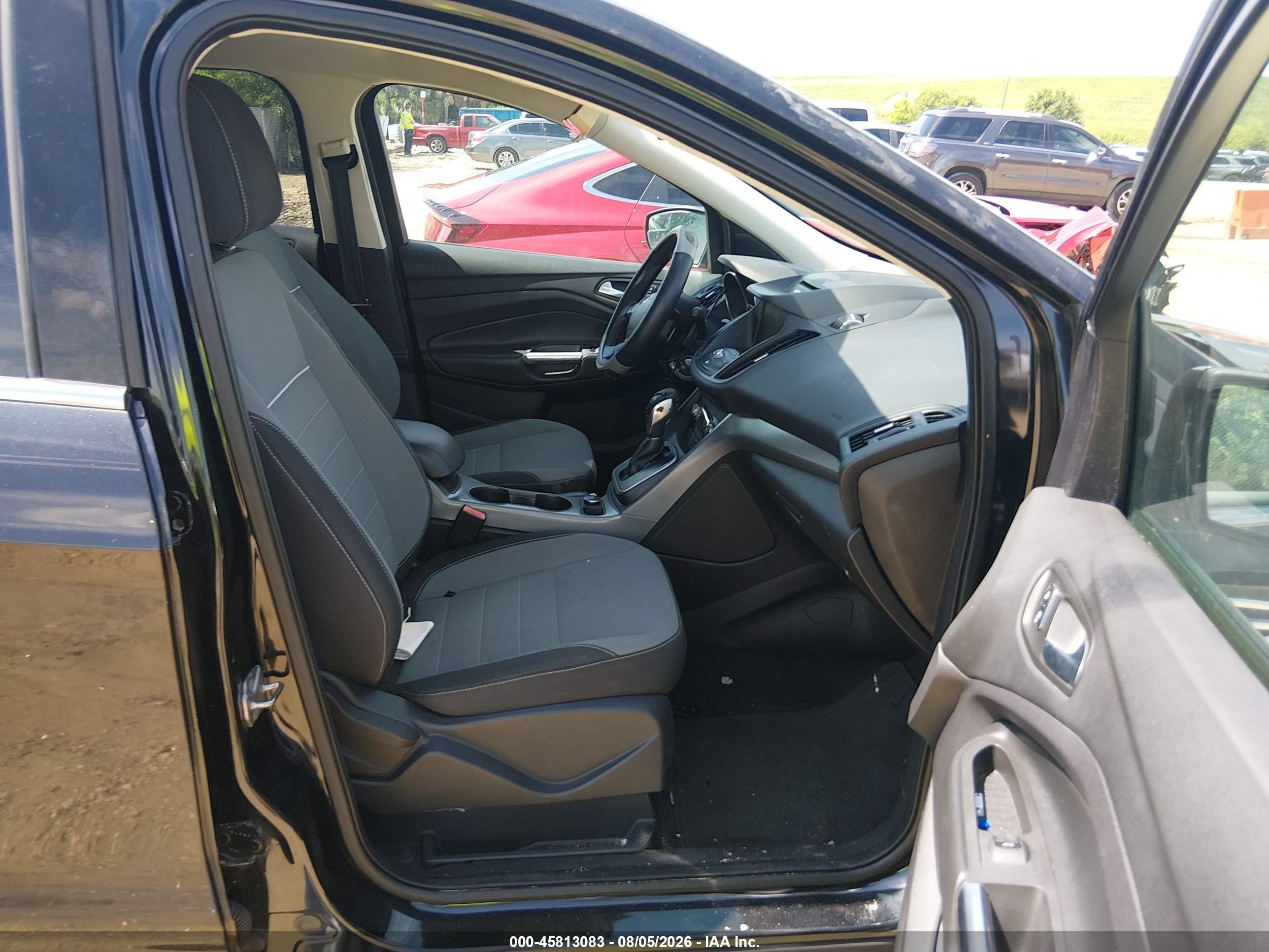 2013 Ford Escape Se Black vin: 1FMCU0GX7DUD68643