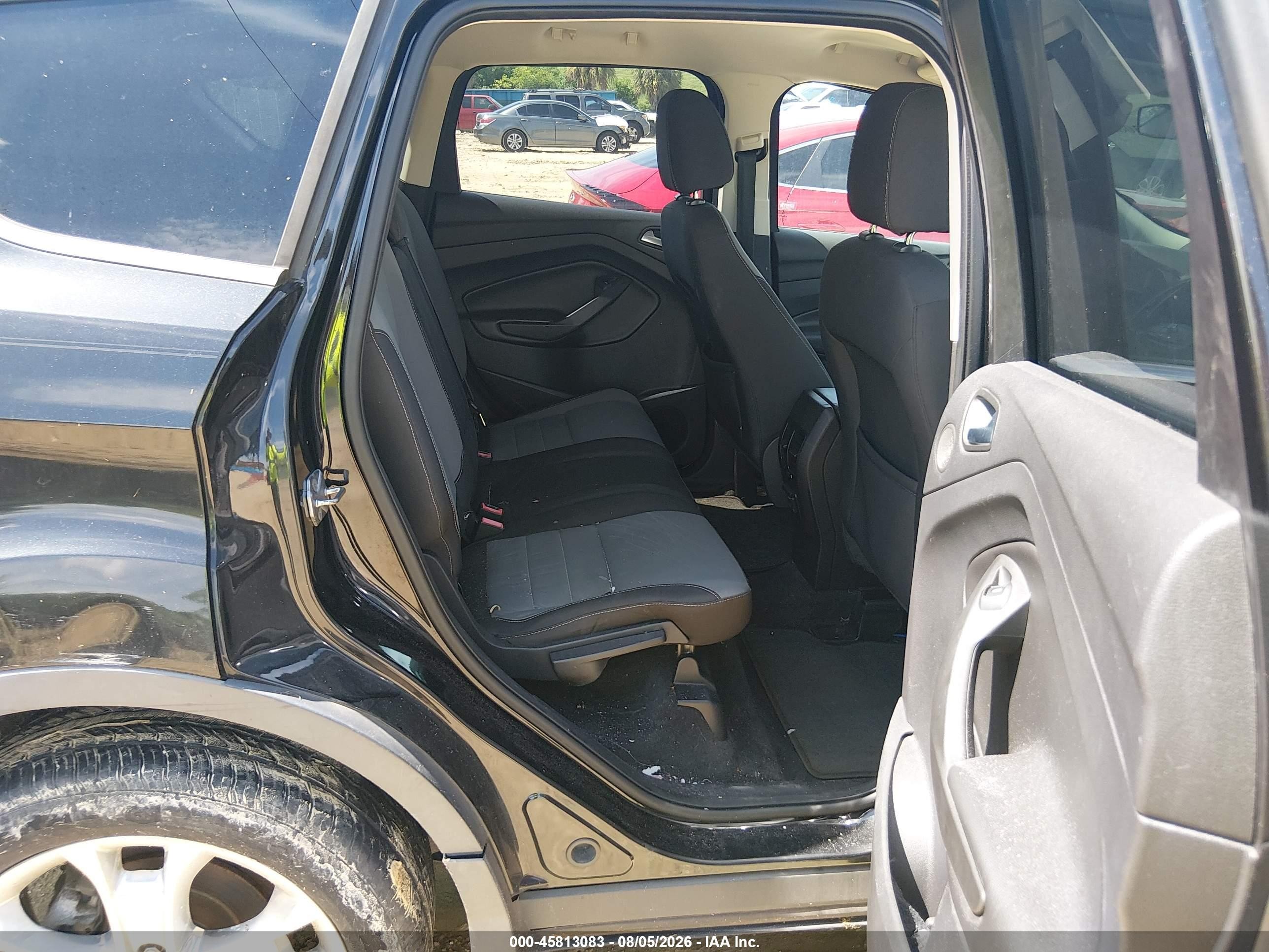 2013 Ford Escape Se Black vin: 1FMCU0GX7DUD68643