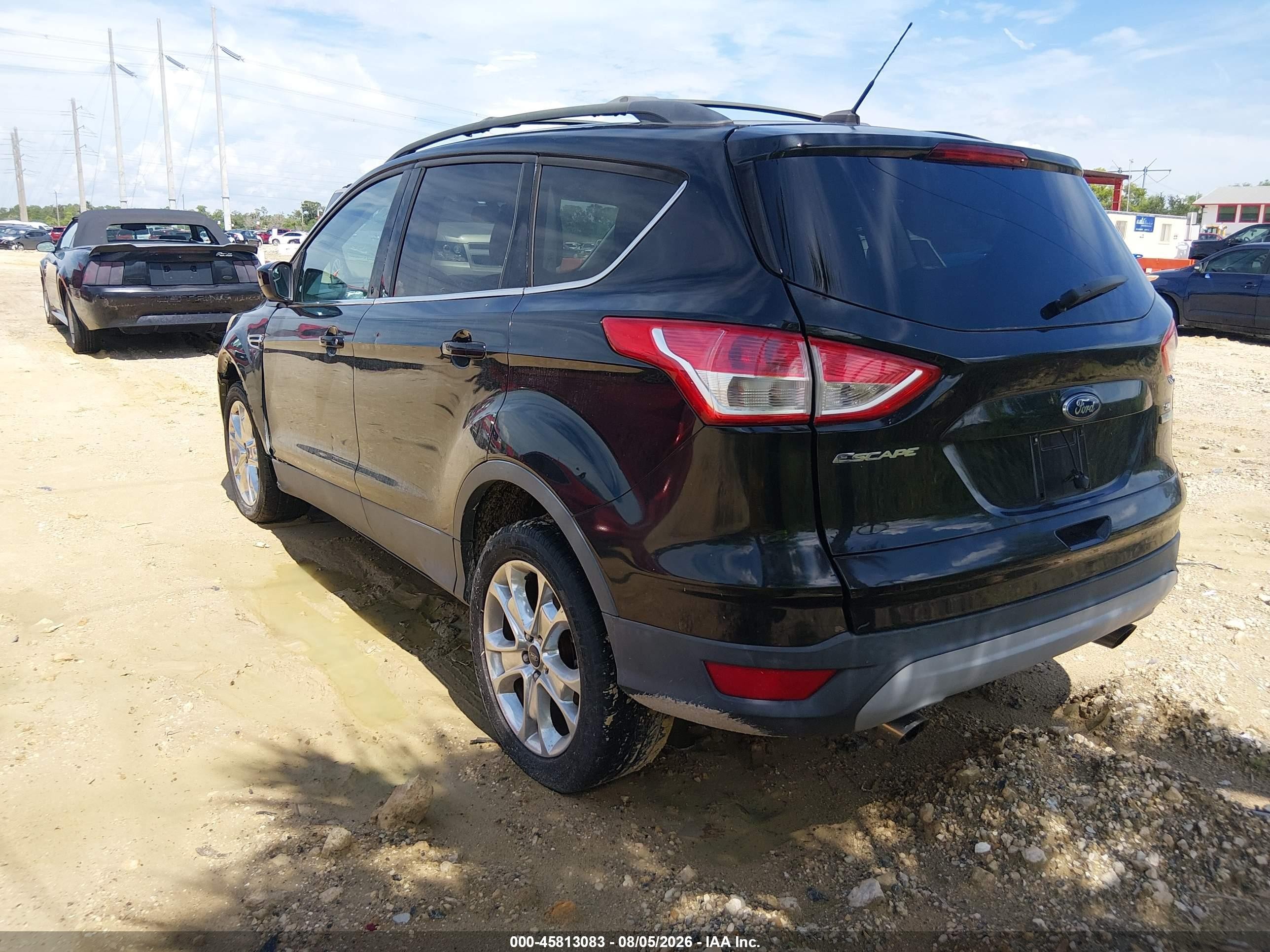2013 Ford Escape Se Black vin: 1FMCU0GX7DUD68643