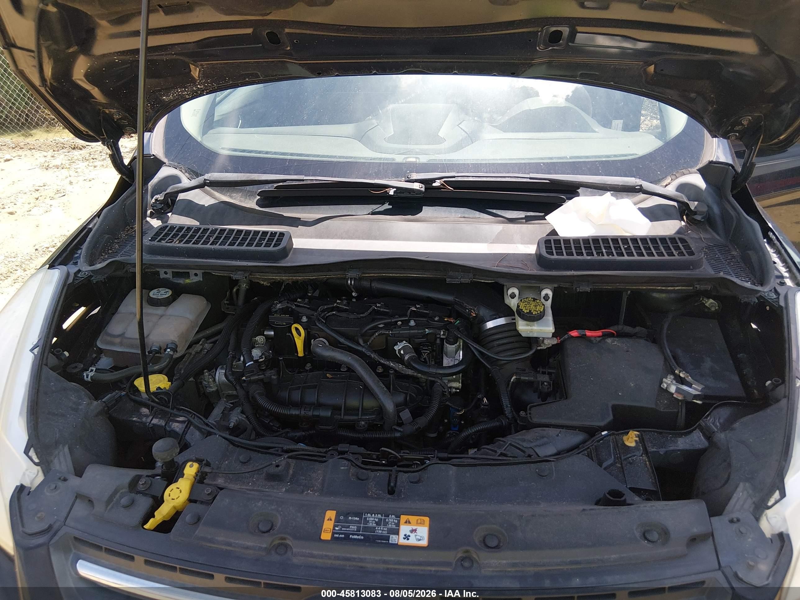 2013 Ford Escape Se Black vin: 1FMCU0GX7DUD68643