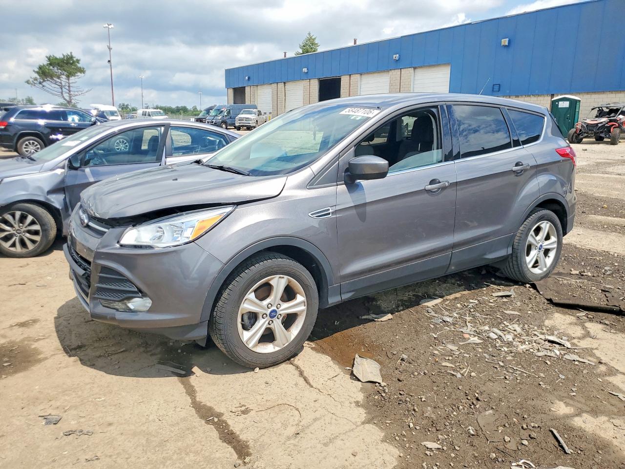 2013 Ford Escape Se Gray vin: 1FMCU0GX7DUD77083